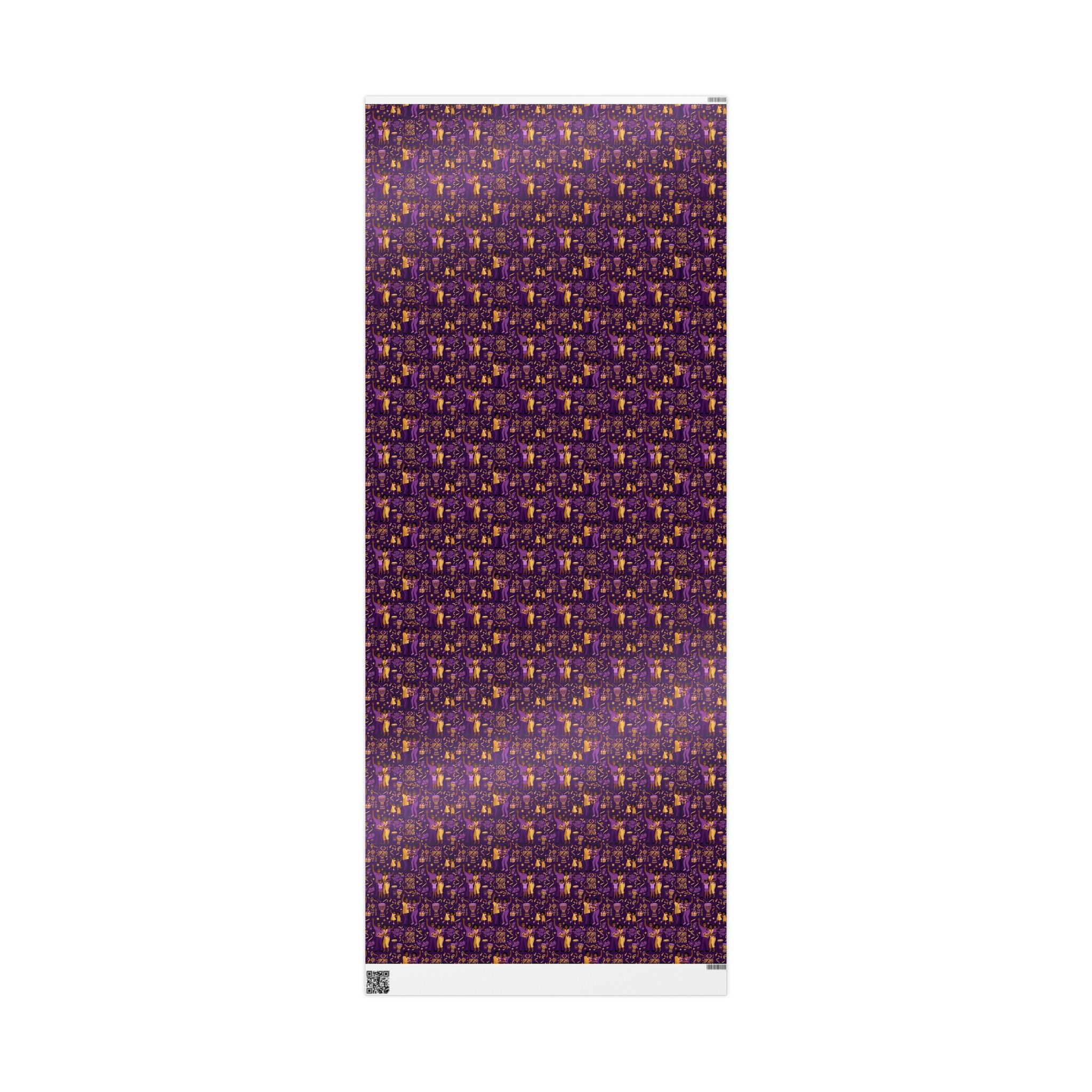 Purple & Gold Family Jubilee Wrapping Paper — Family Wrap Co.
