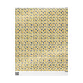 Cobalt Filigree & Poodle Garden — African American Gift Wrap by Family Wrap Co.
