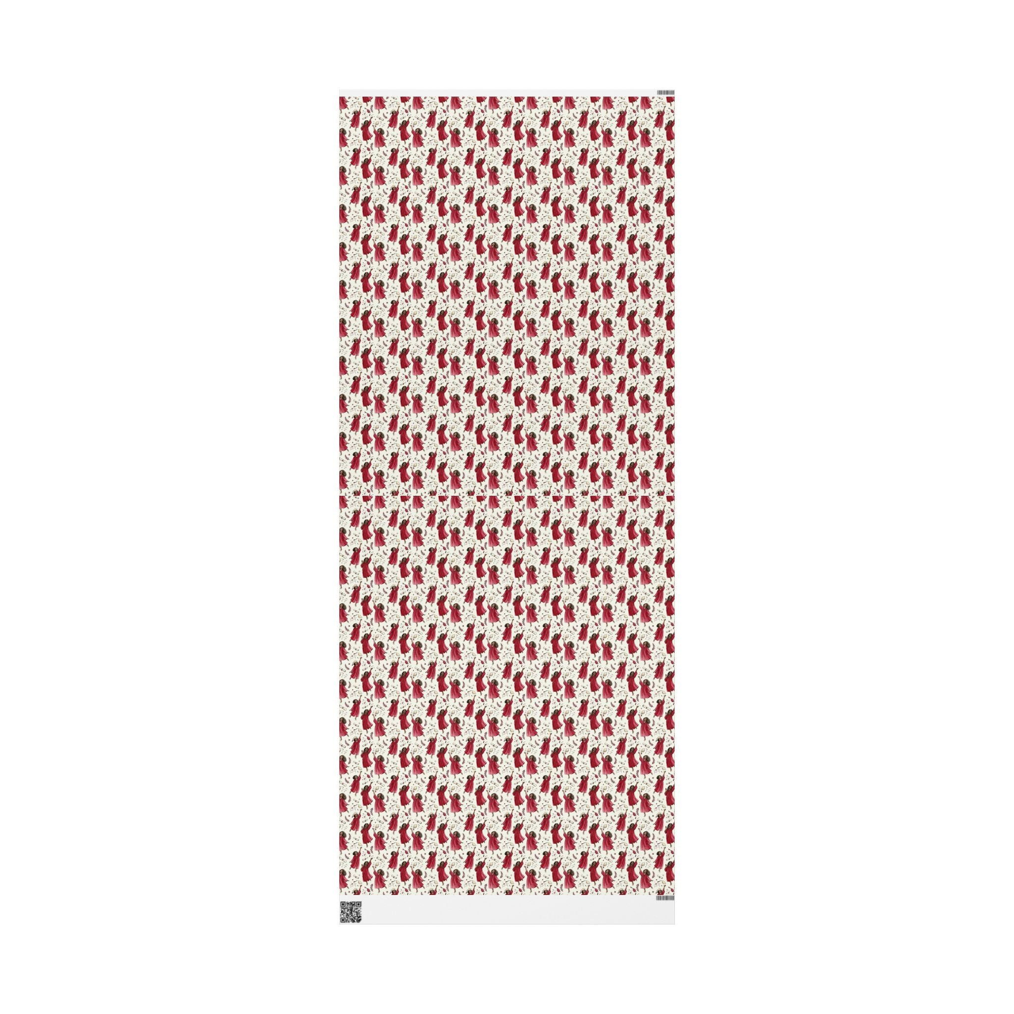Crimson Cream Graduation Radiance Wrapping Paper — Family Wrap Co.