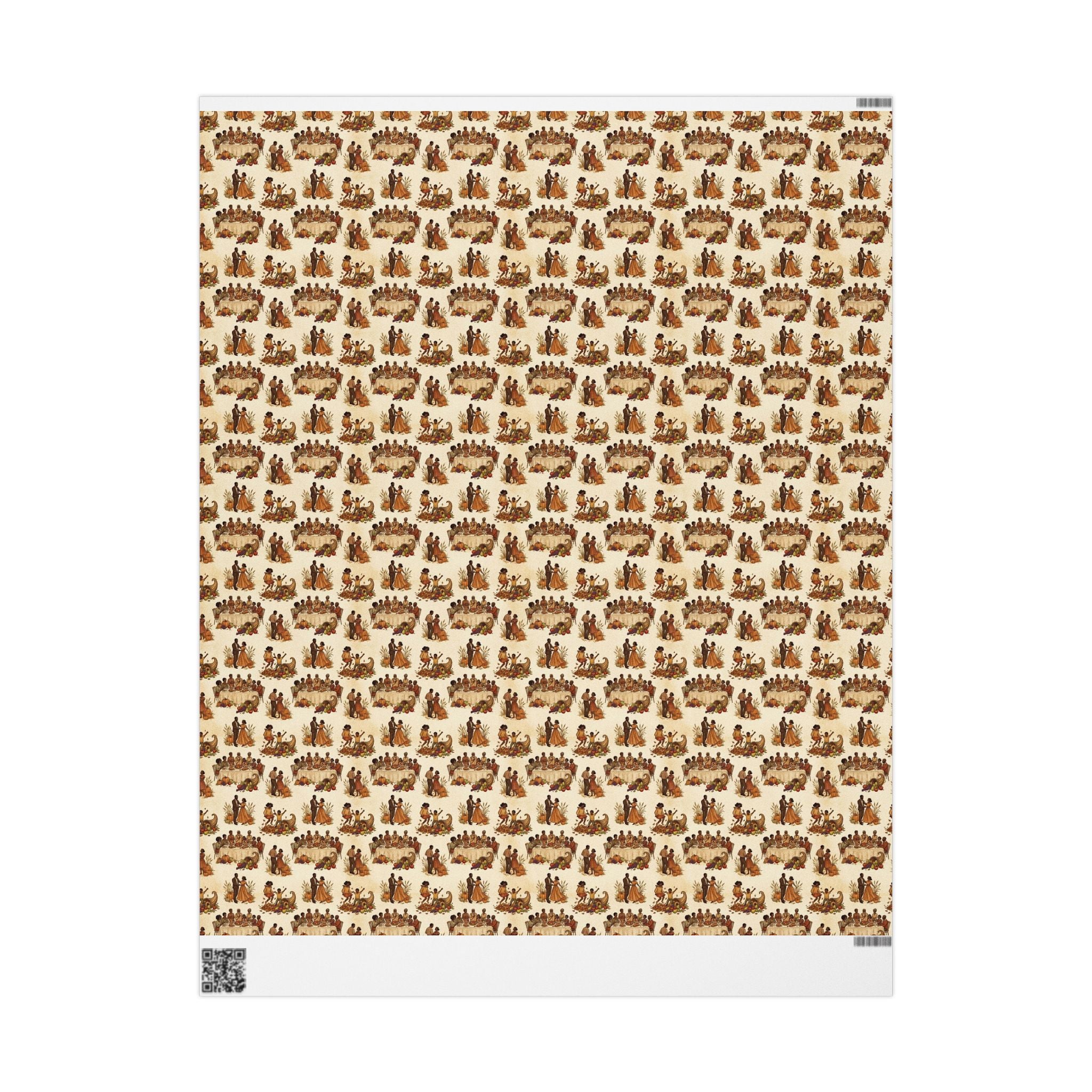Golden Harvest Family Gathering Wrapping Paper — Family Wrap Co.