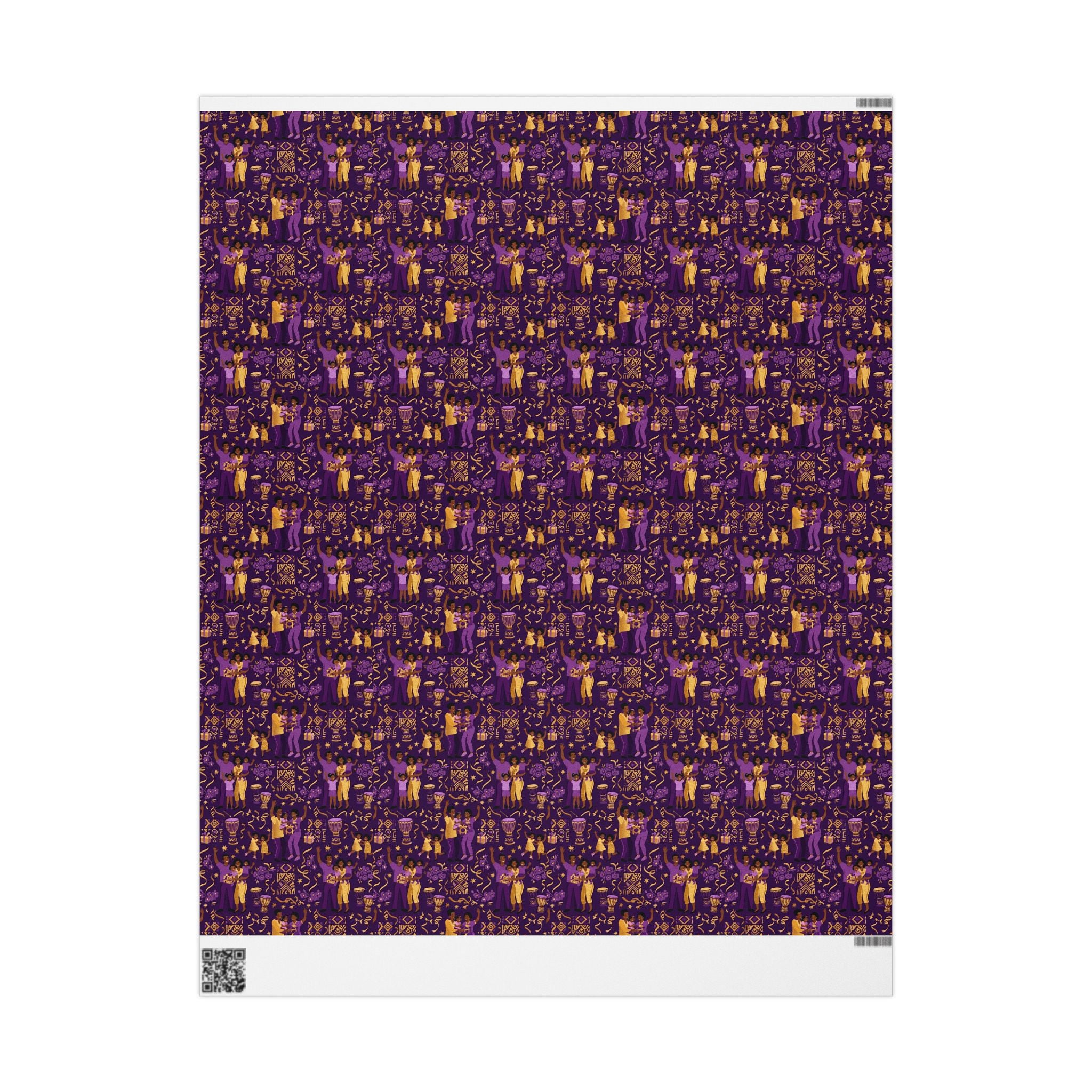 Purple & Gold Family Jubilee Wrapping Paper — Family Wrap Co.