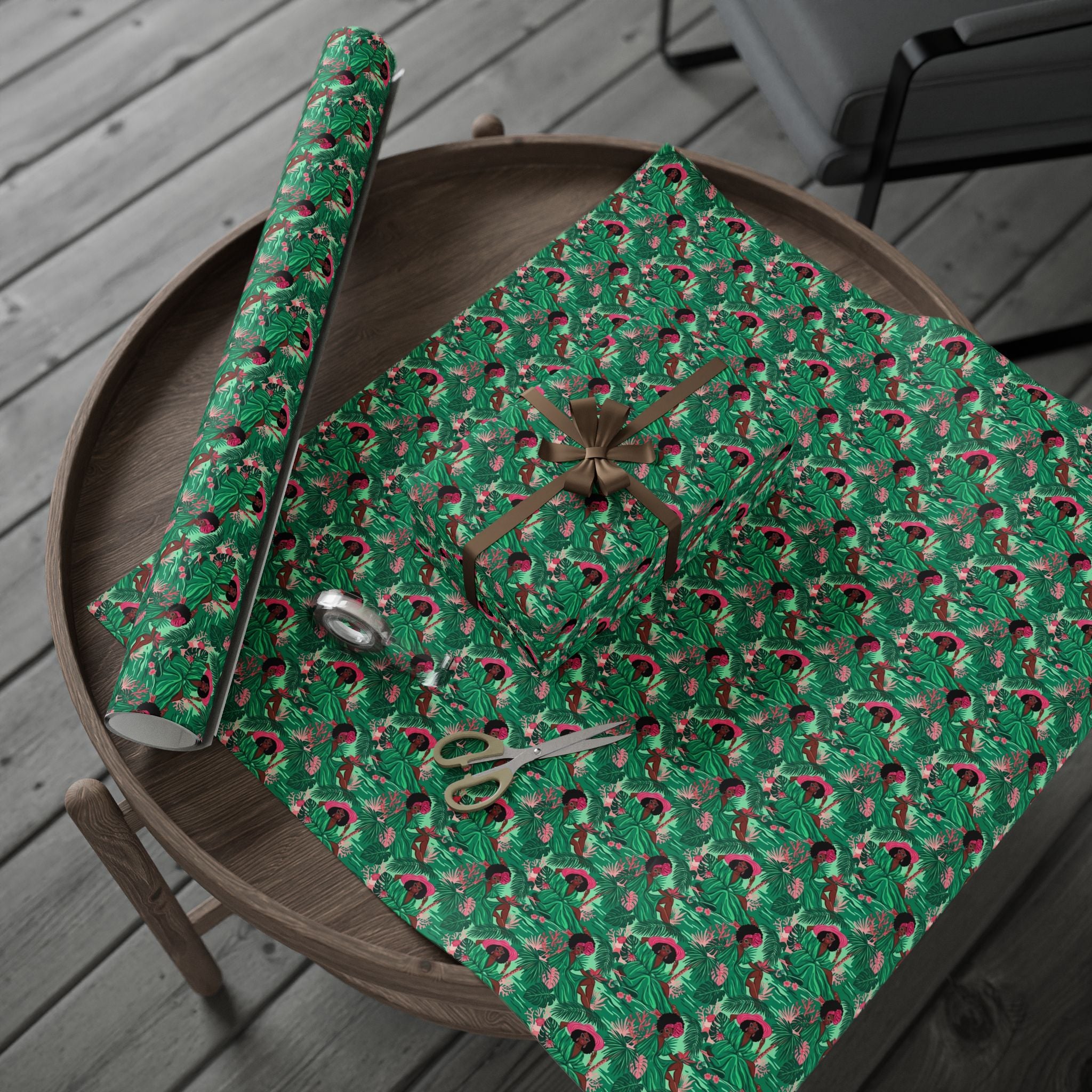 Tropical Beach Vacation Getaway Wrapping Paper — Family Wrap Co.