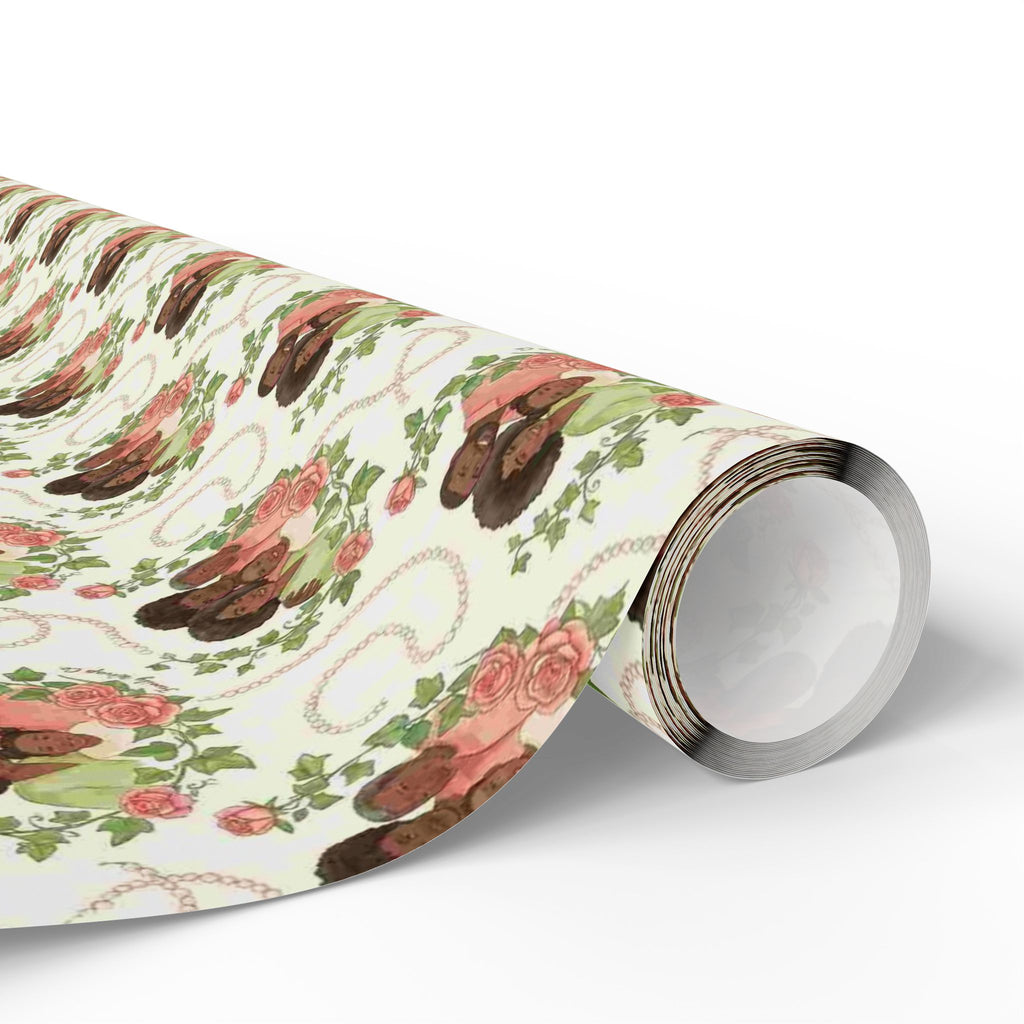 Pink & Green Floral Family Garden Gift Wrap — Family Wrap Co.