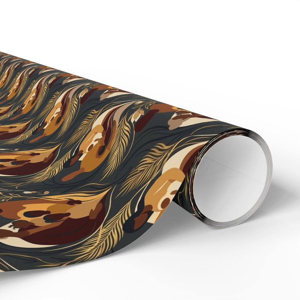 Noir & Gold Family Legacy Wrapping Paper — Family Wrap Co.