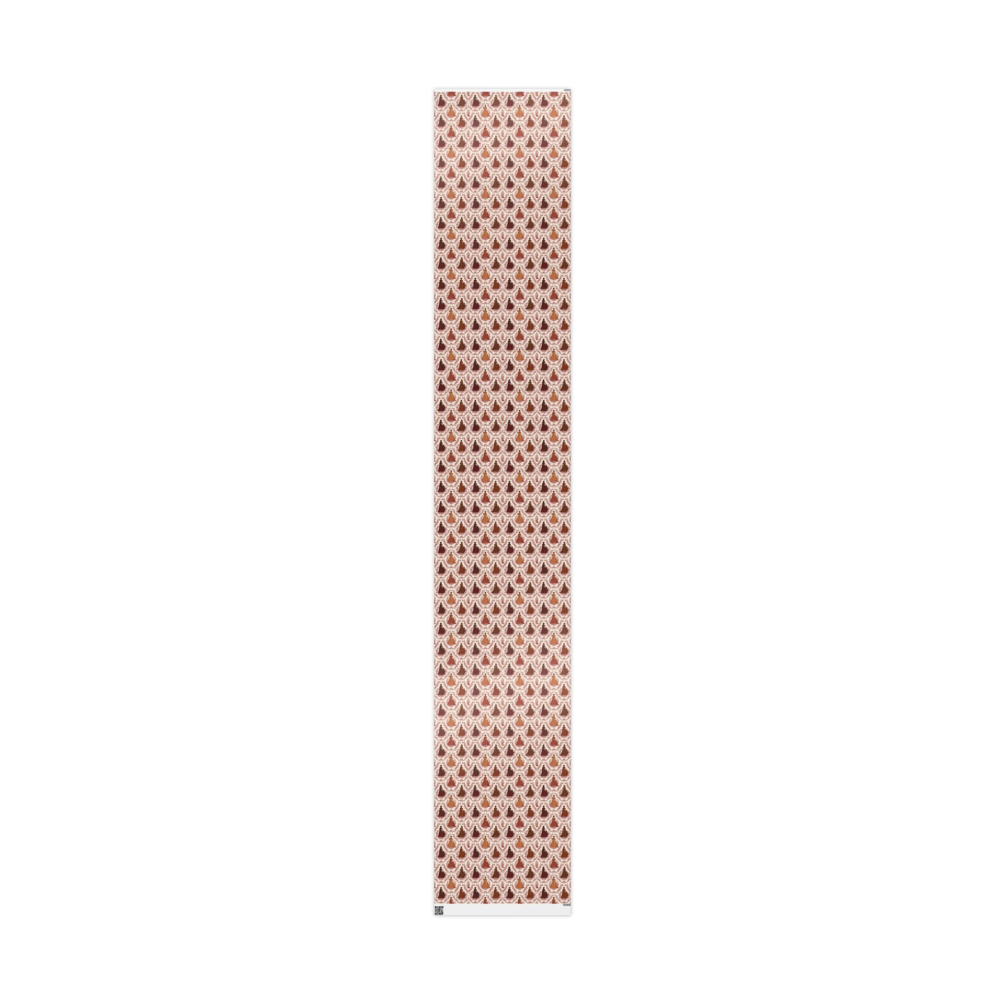 Crimson & Cream Toile Elegance Wrapping Paper — Family Wrap Co.