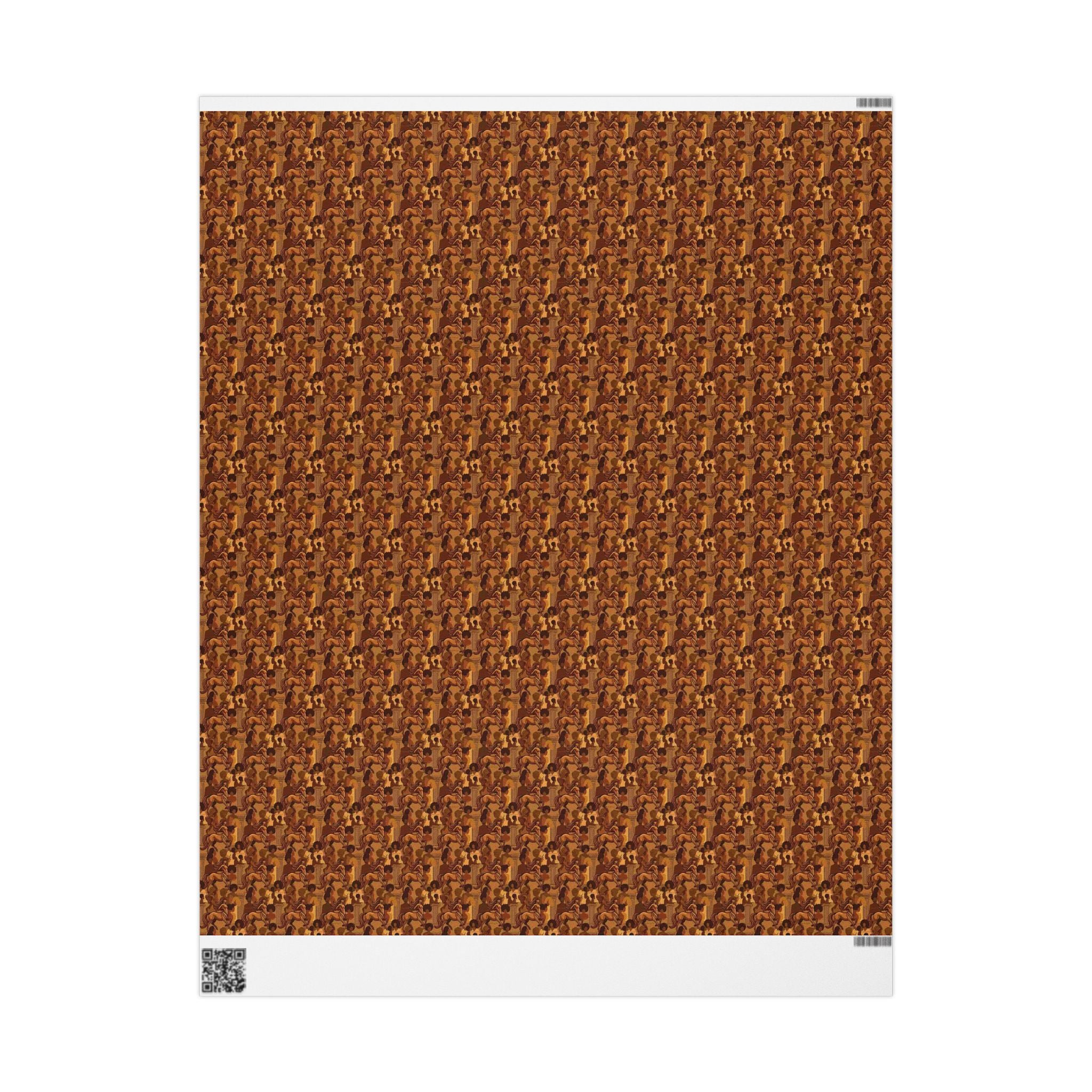 Earthen Centaur & Golden Pillar Wrapping Paper — Family Wrap Co.