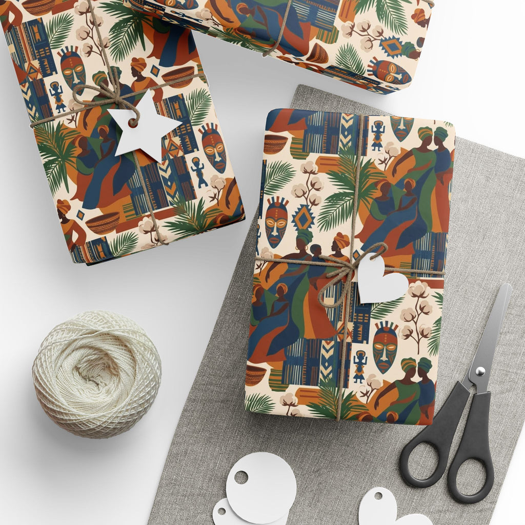 Sierra Leone Heritage Tapestry Wrapping Paper — Family Wrap Co.