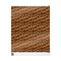 Cozy Family Christmas Gathering Pattern — African American Gift Wrap by Family Wrap Co.