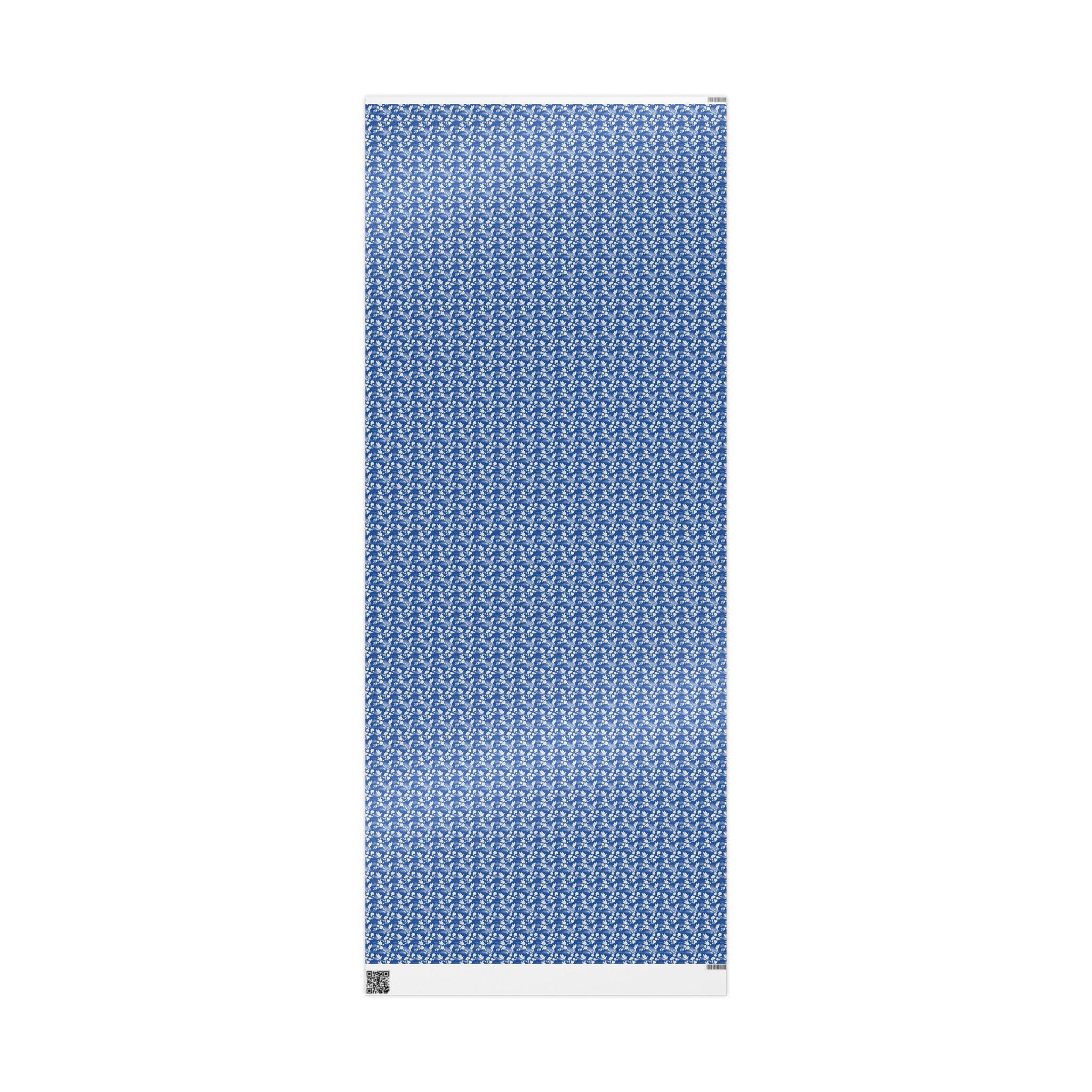 Dove & White Rose Grace Pattern — African American Gift Wrap by Family Wrap Co.