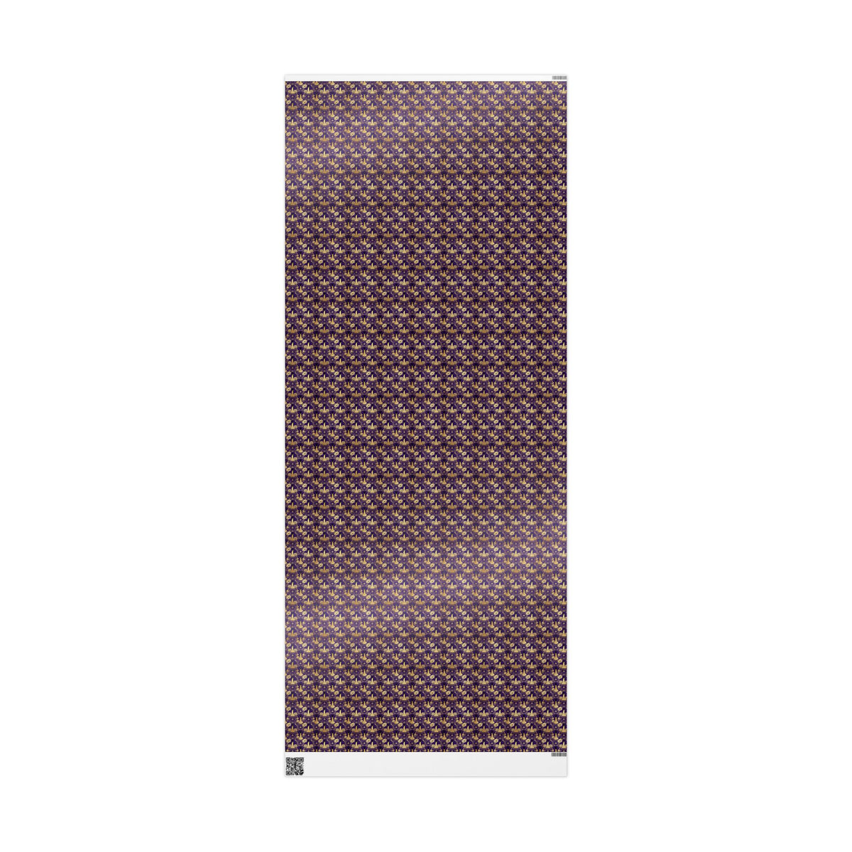 Royal Purple & Old Gold Majesty Collection — African American Gift Wrap by Family Wrap Co.