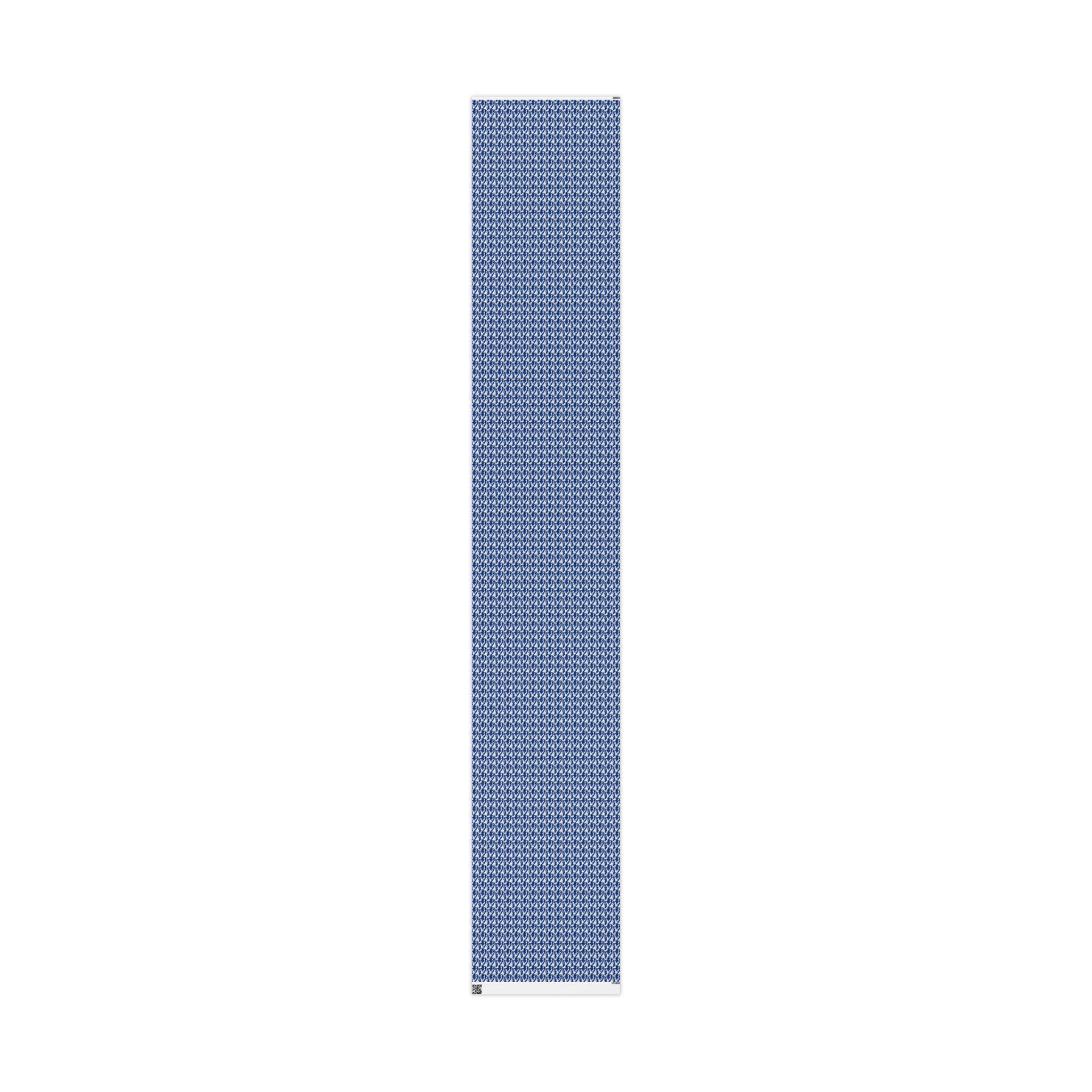 Royal Blue & White Dove Sky -- Women of Grace — African American Gift Wrap by Family Wrap Co.