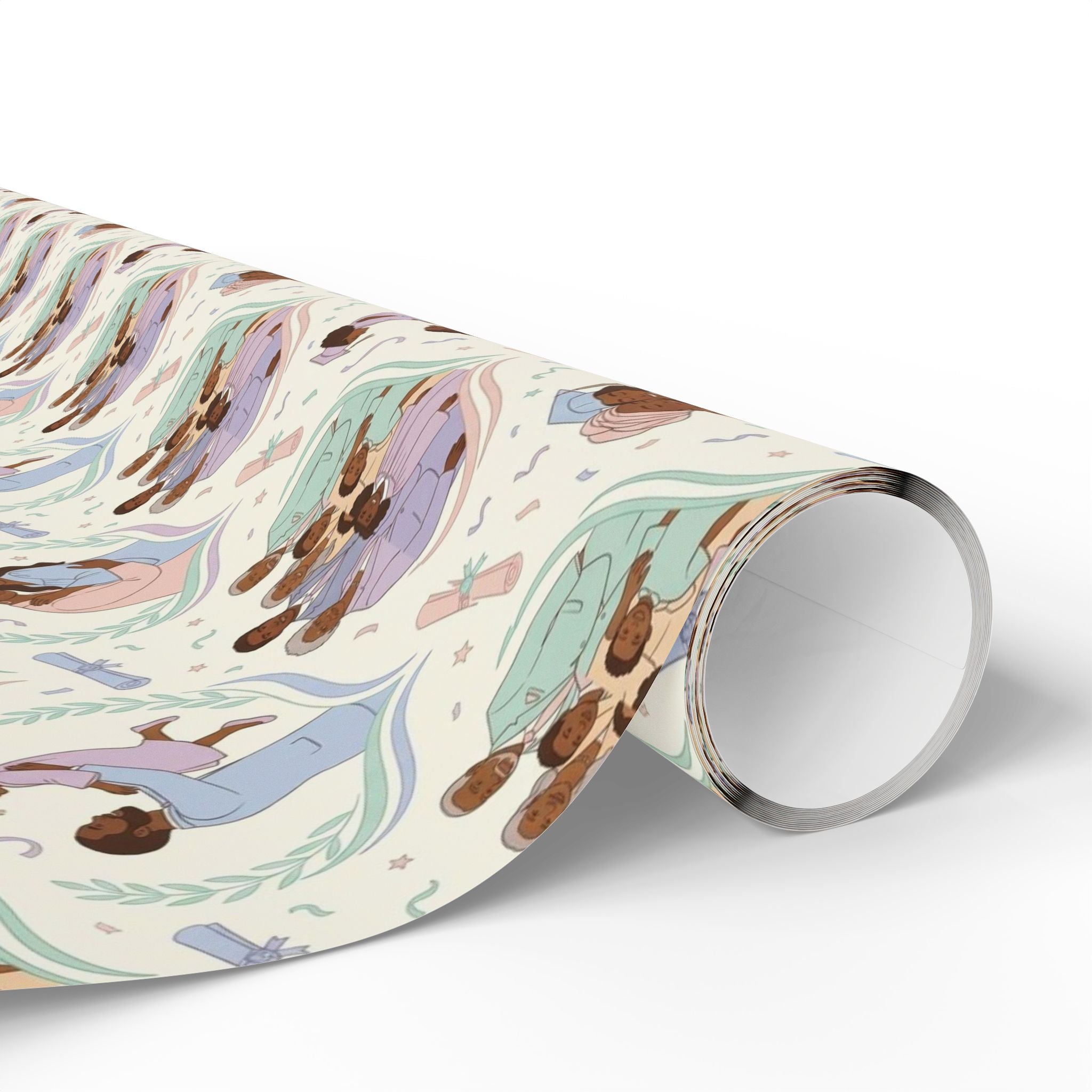 Pastel Graduation & Achievement Wrapping Paper — Family Wrap Co.