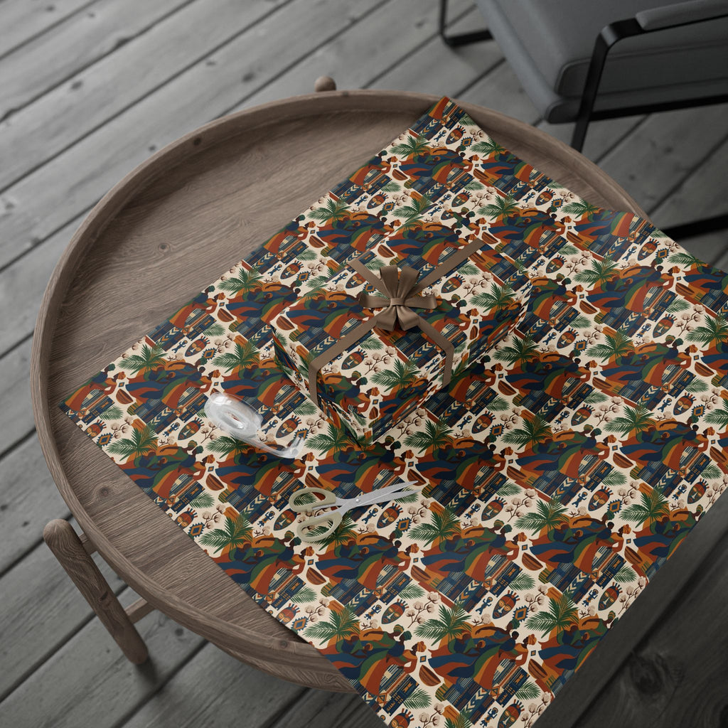 Sierra Leone Heritage Tapestry Wrapping Paper — Family Wrap Co.