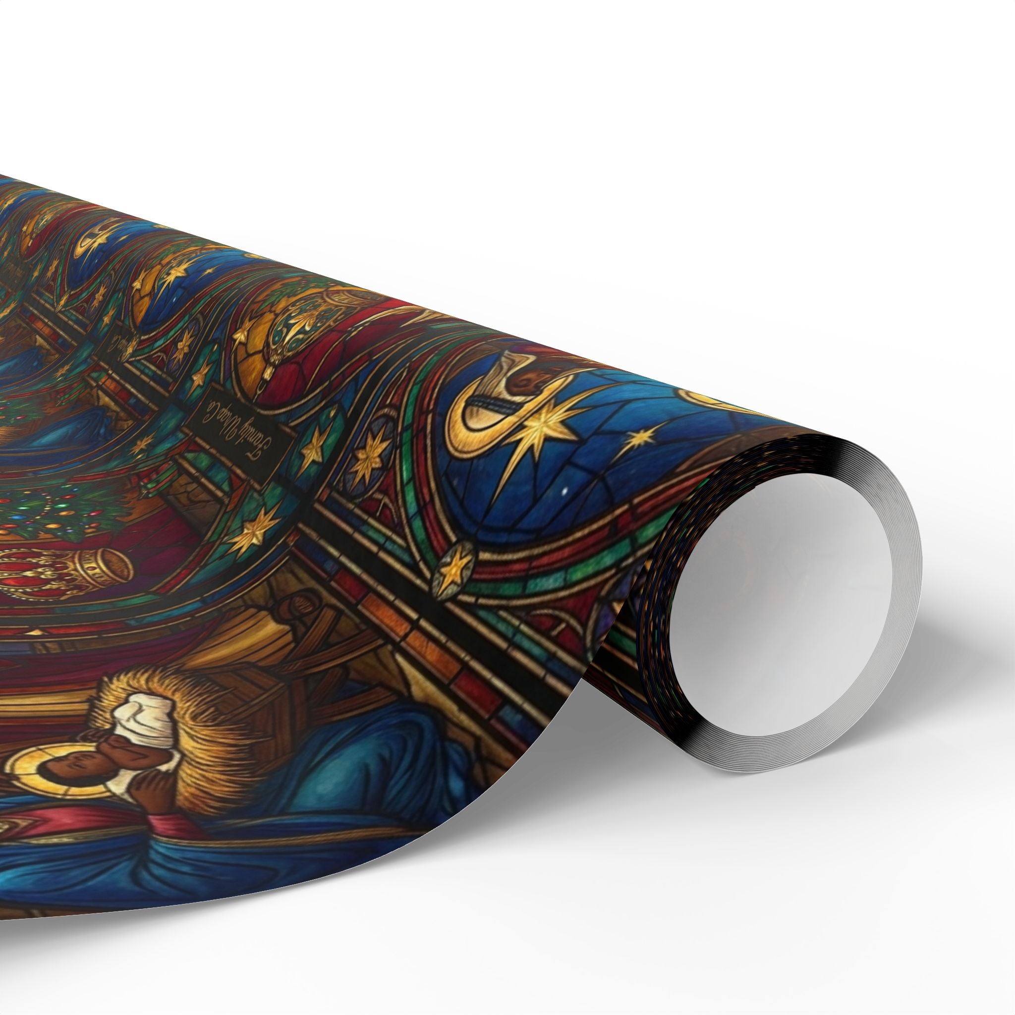 Nativity Scene Christmas Gift Wrap — Family Wrap Co.