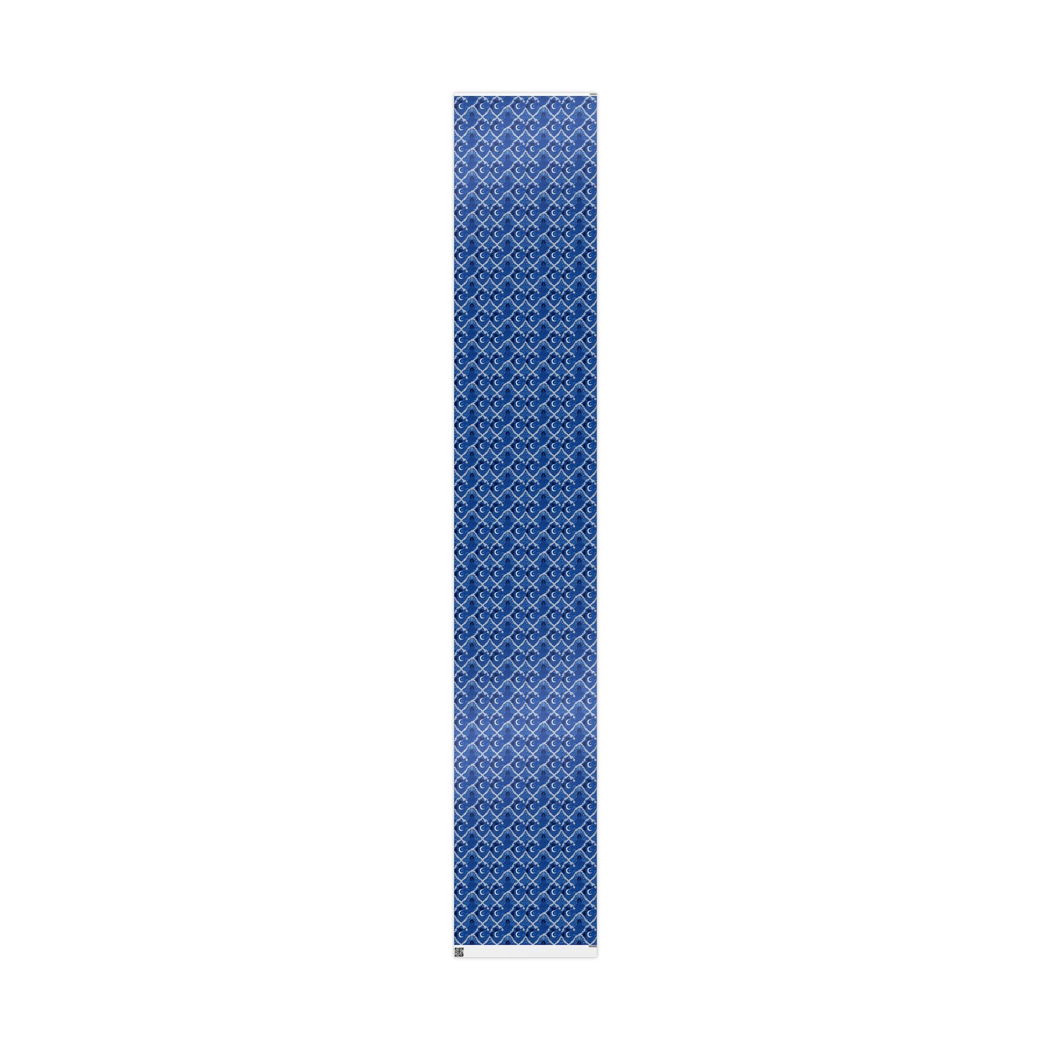 Royal Blue & White Celestial Sisters Gift Wrap — Family Wrap Co.