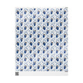 Royal Blue & White Winter Grace Gift Wrap — Family Wrap Co.
