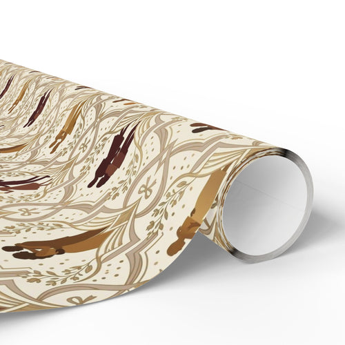 Cream & Gold Family Celebration Wrapping Paper — Family Wrap Co.