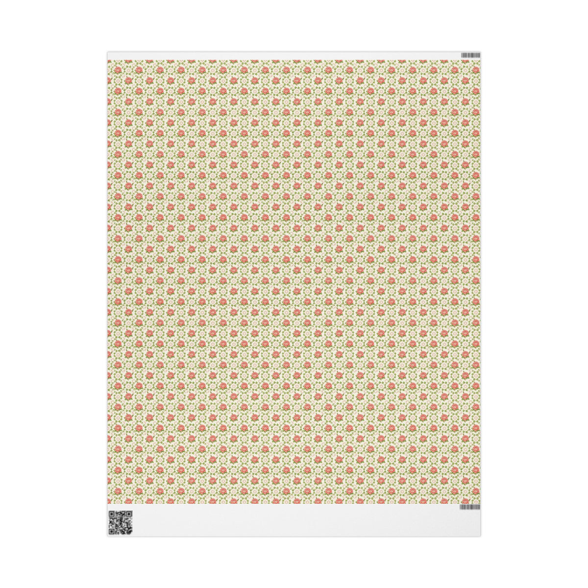 Pink & Green Pearl Garden — Pure Pattern — African American Gift Wrap by Family Wrap Co.
