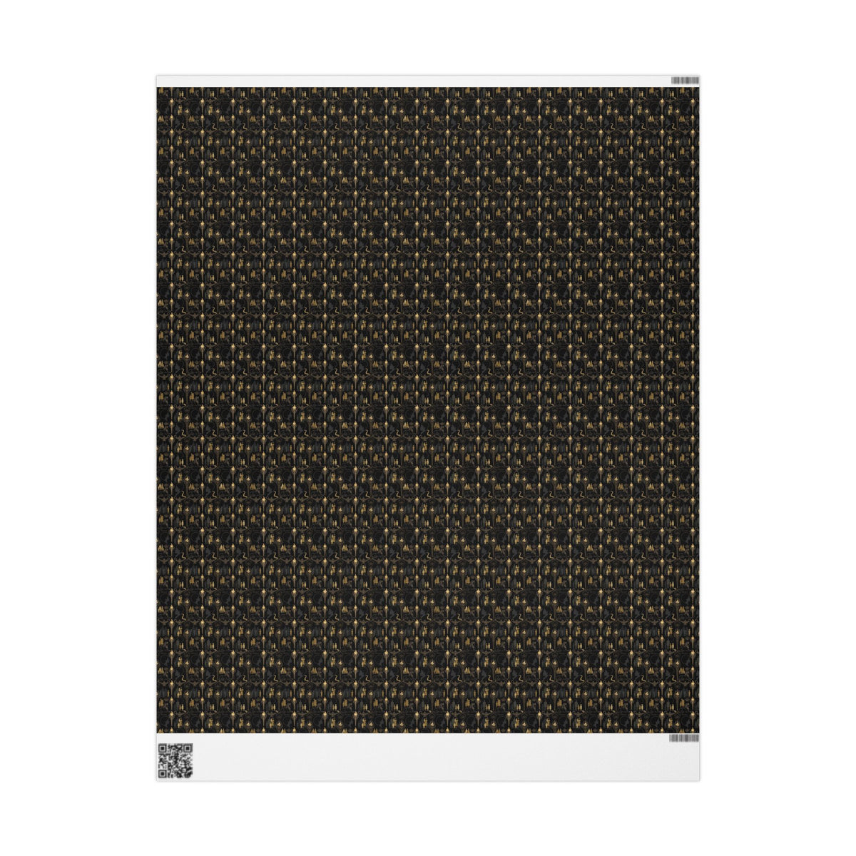 Onyx Sphinx & Torch of Gold — African American Gift Wrap by Family Wrap Co.