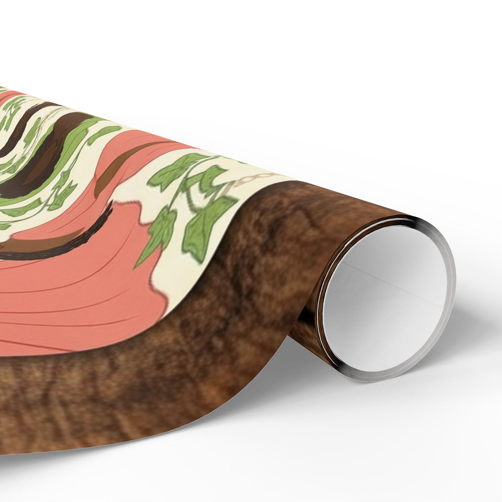 Pink & Green Pearl Garden -- Women of Elegance — African American Gift Wrap by Family Wrap Co.