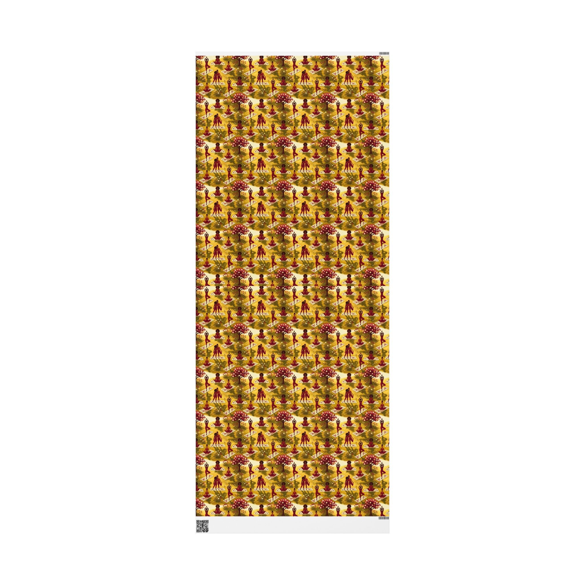 Golden Hour Yoga in the Park Wrapping Paper — Family Wrap Co.