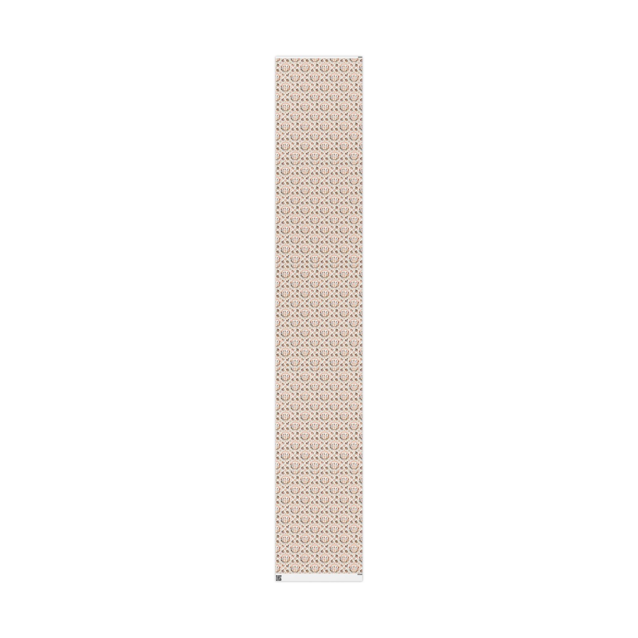 Dance Recital Grace — Peach & Sage Wrapping Paper — Family Wrap Co.
