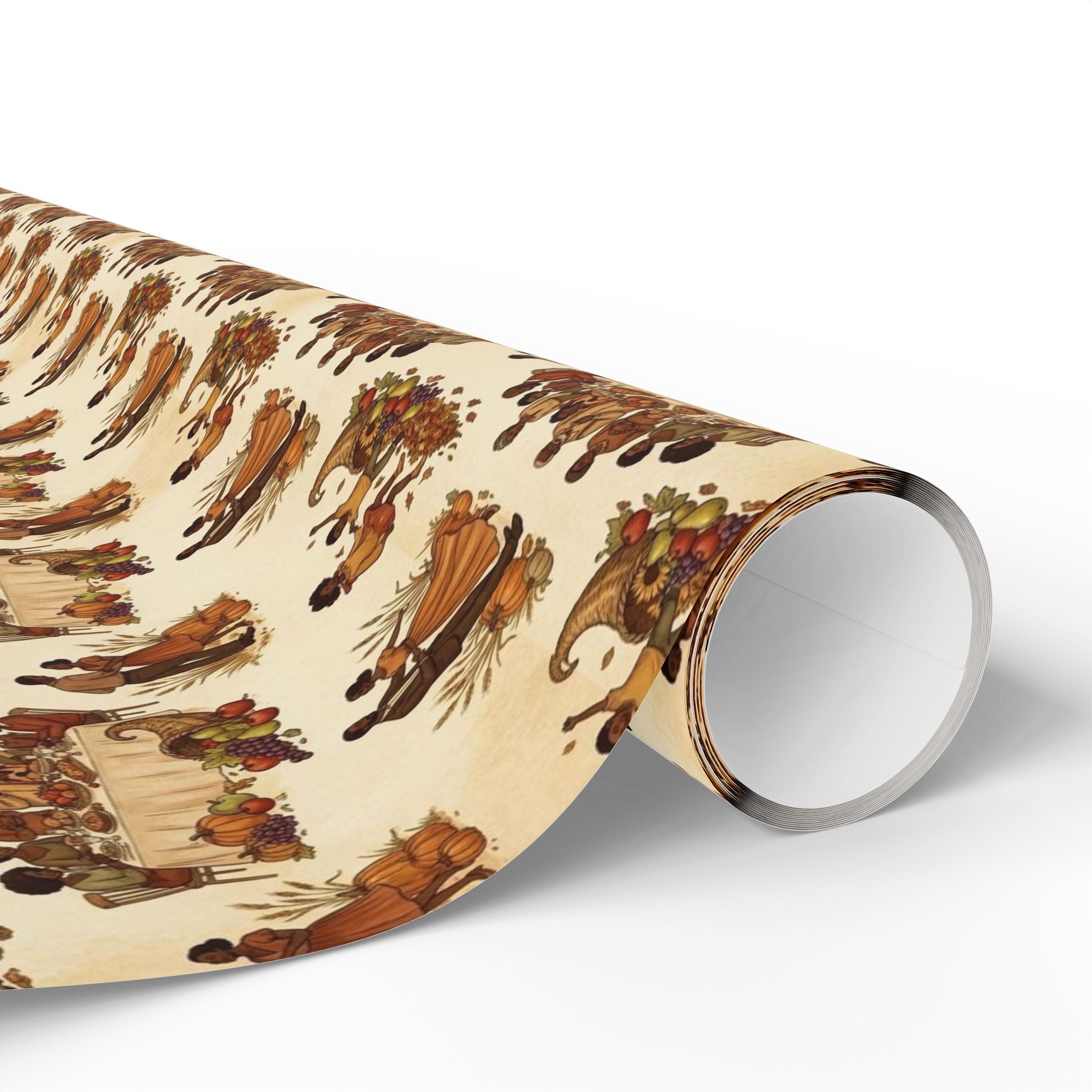 Golden Harvest Family Gathering Wrapping Paper — Family Wrap Co.