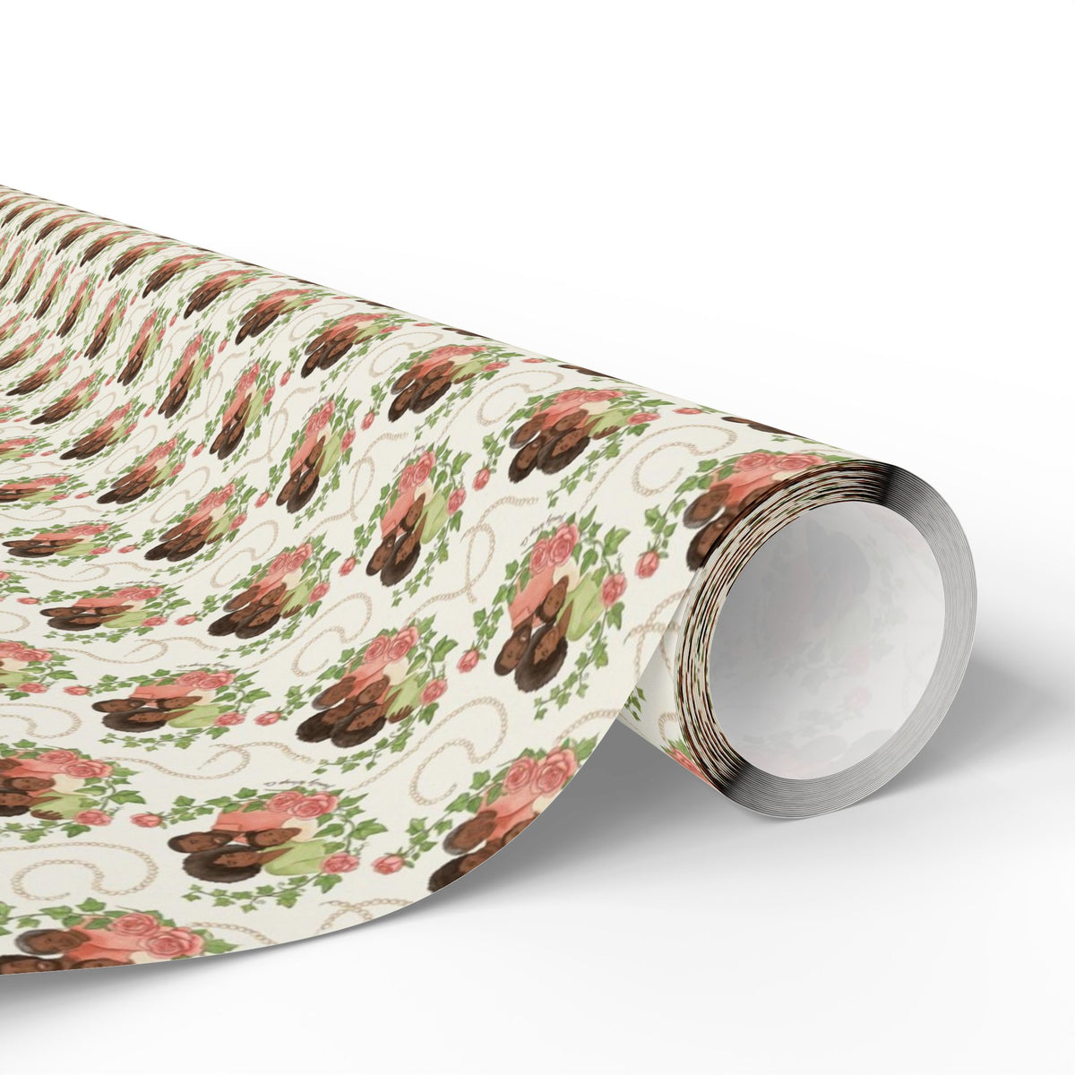 Rose Garden & Ivy Family — African American Gift Wrap by Family Wrap Co.