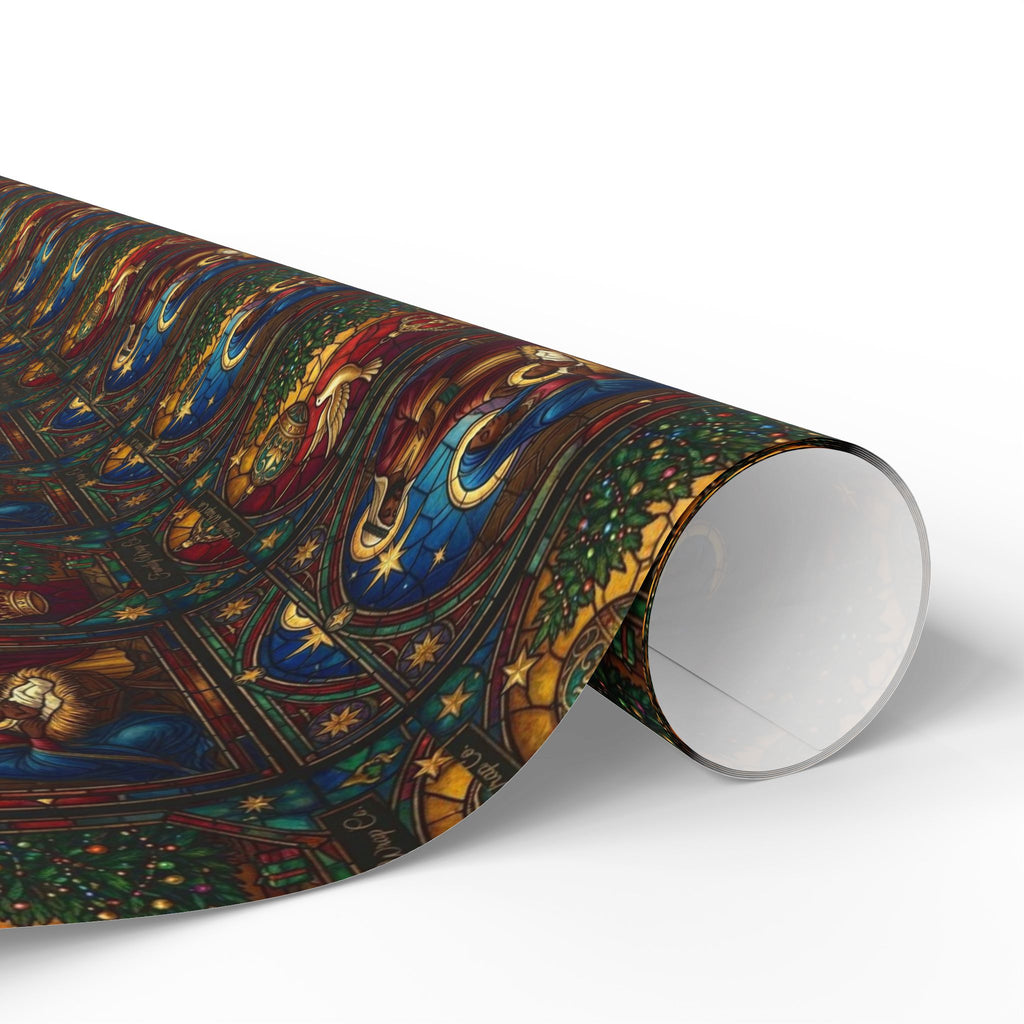 Afrocentric Nativity Scene Pattern — African American Gift Wrap by Family Wrap Co.