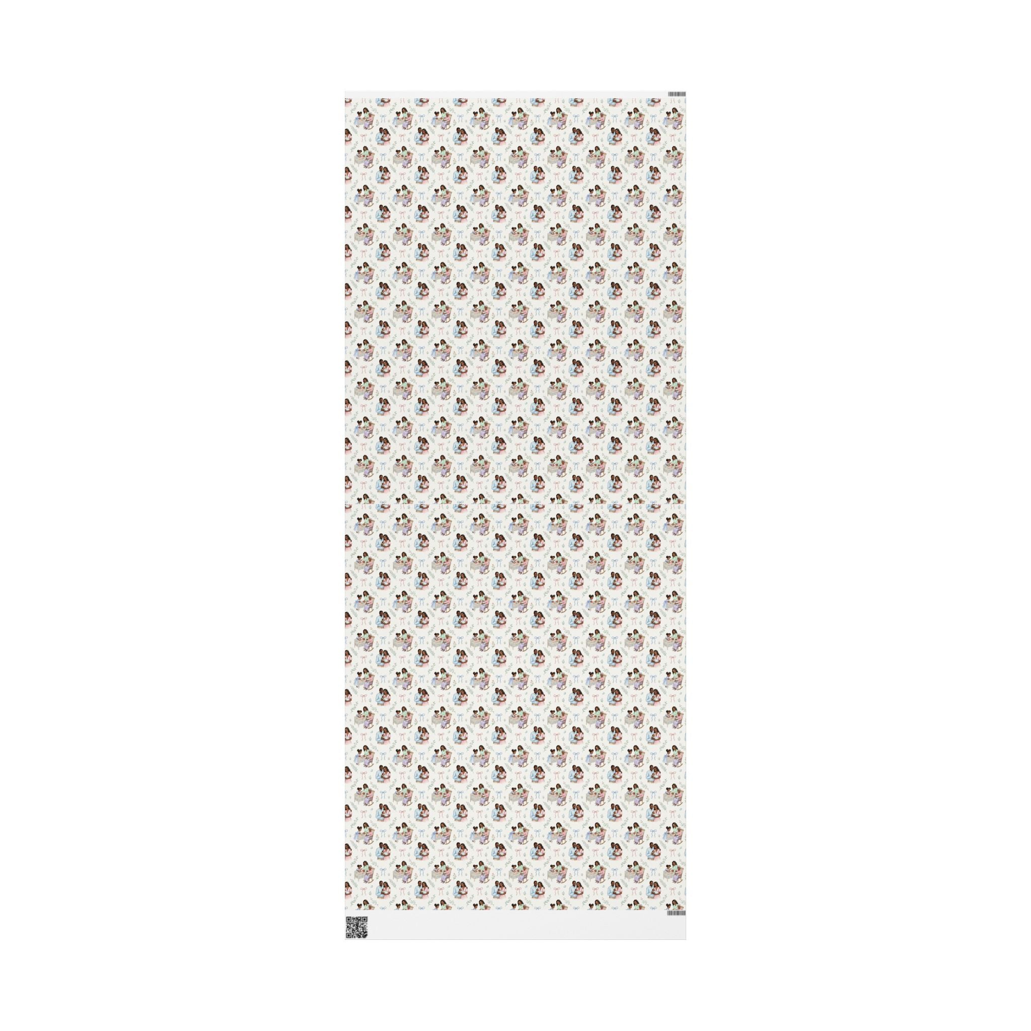 Pastel Baby & Family Joy Wrapping Paper — Family Wrap Co.