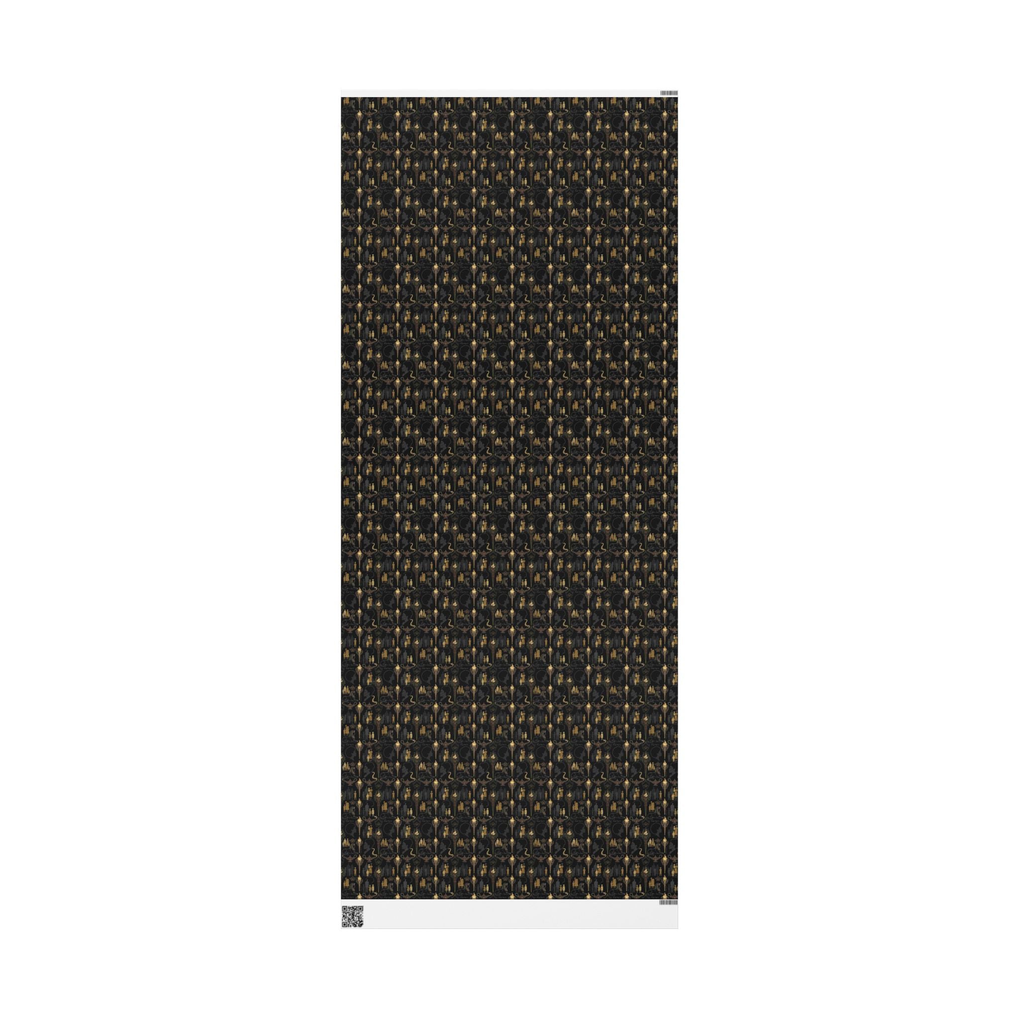 Onyx Sphinx & Gold Wrapping Paper — Family Wrap Co.