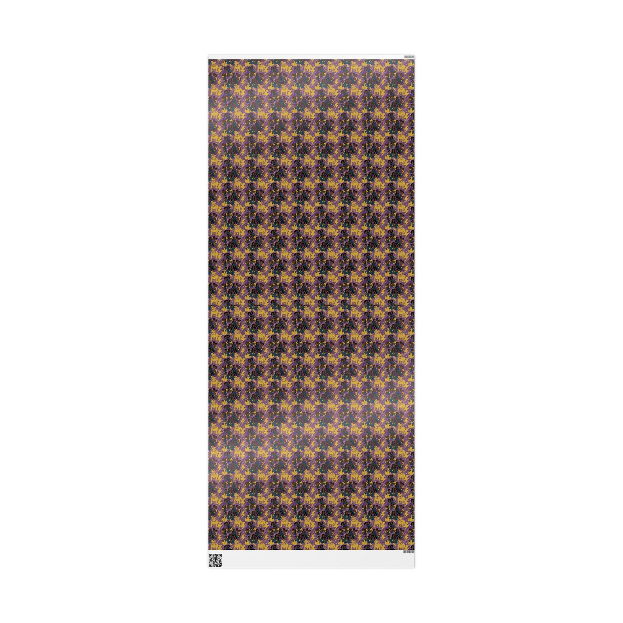 Purple & Gold Majesty Family Wrap — African American Gift Wrap by Family Wrap Co.