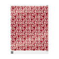 Crimson & Cream Modern Silhouette Rhythm Gift Wrap — Family Wrap Co.