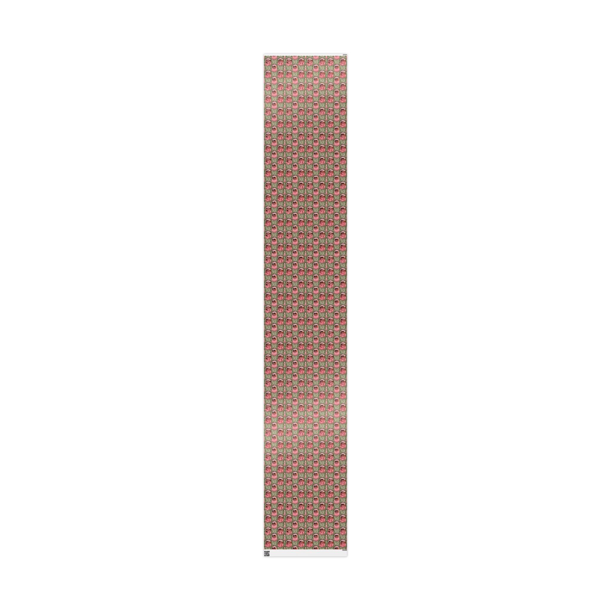 Pink & Green Garden Party Wrapping Paper — Family Wrap Co.