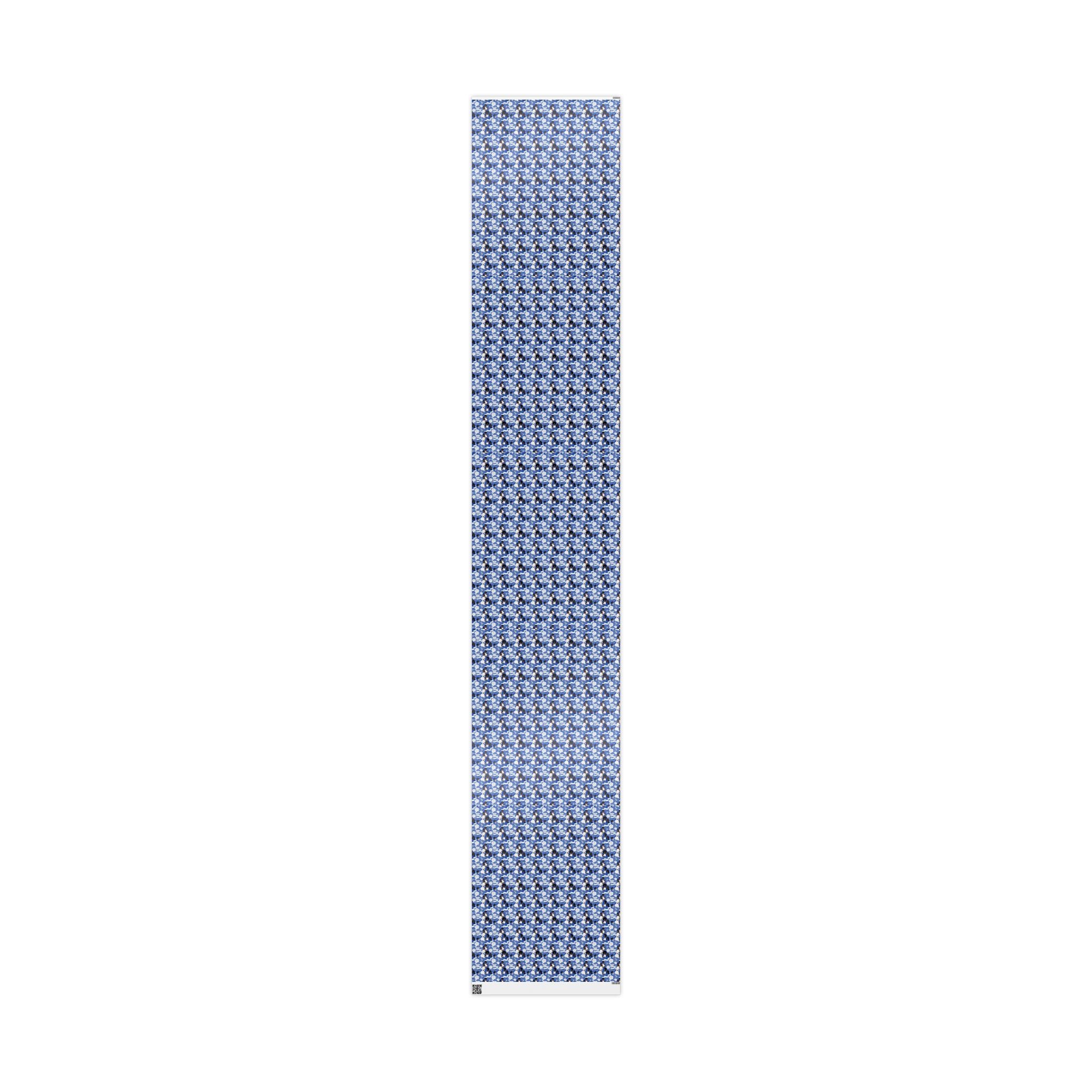 Royal Blue Grace Women's Pattern — African American Gift Wrap by Family Wrap Co.