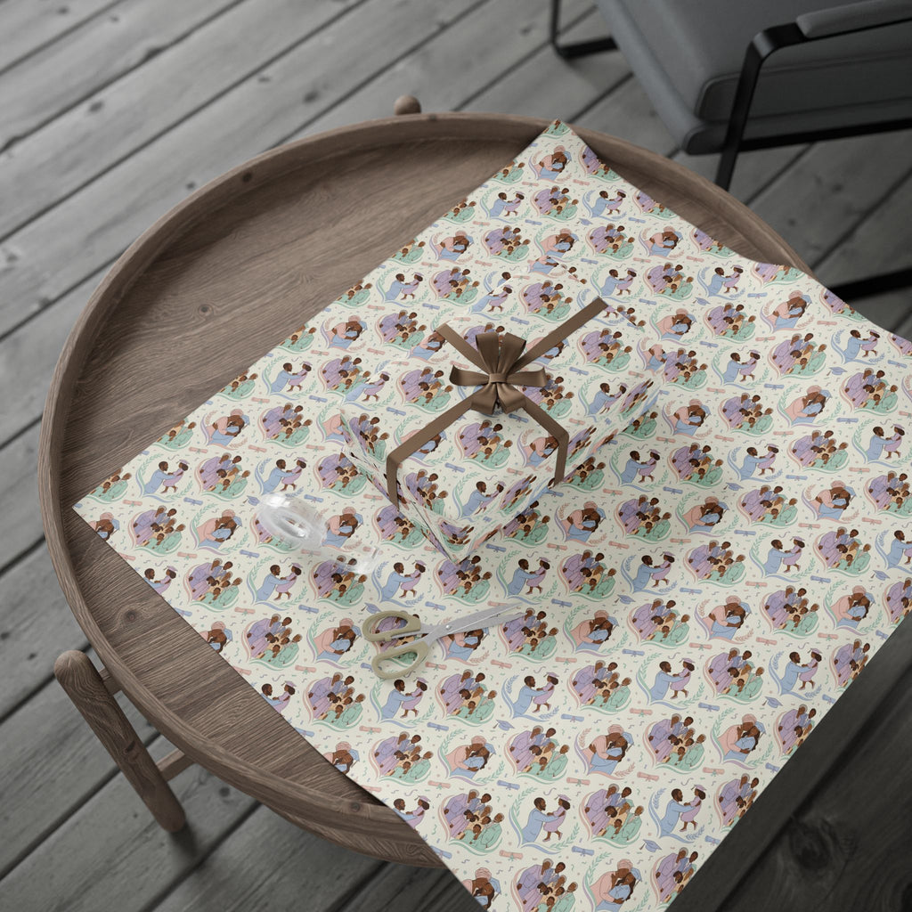 Pastel Graduation & Achievement Wrapping Paper — Family Wrap Co.
