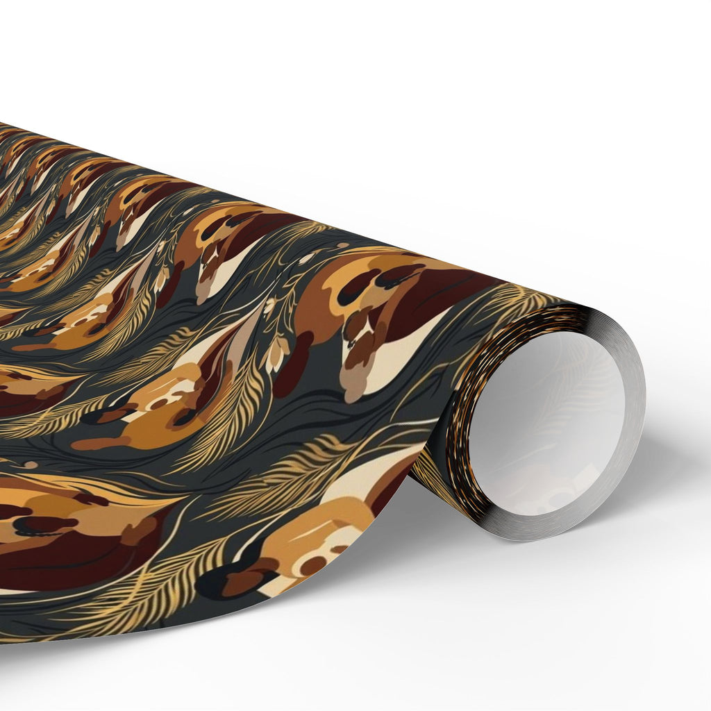 Noir & Gold Family Legacy Wrapping Paper — Family Wrap Co.