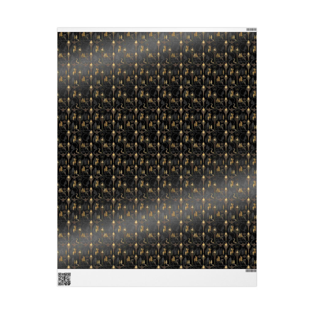 Onyx Sphinx & Gold Wrapping Paper — Family Wrap Co.