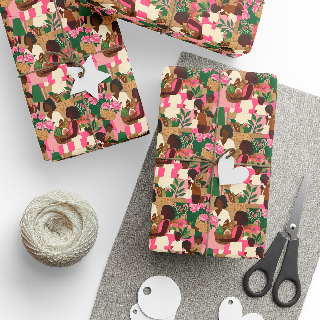 Farmers Market Fresh Harvest Wrapping Paper — Family Wrap Co.