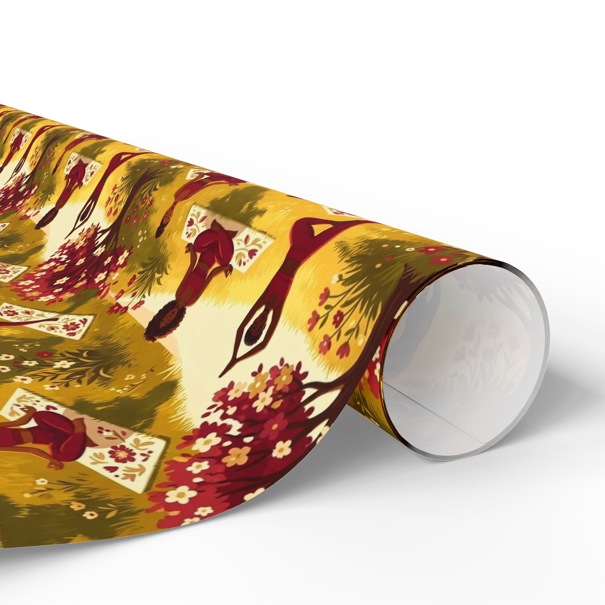 Golden Hour Yoga in the Park Wrapping Paper — Family Wrap Co.