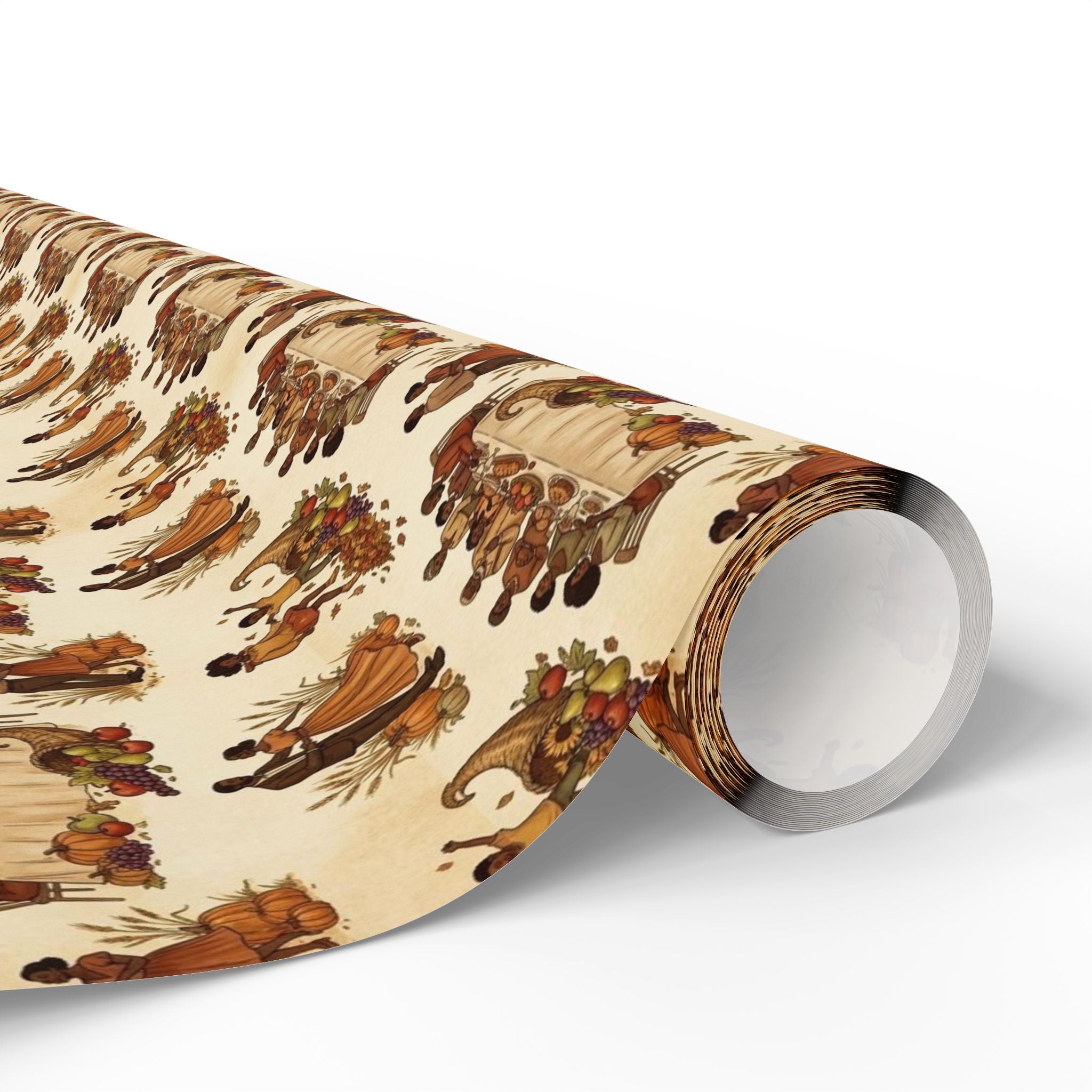 Golden Harvest Family Gathering Wrapping Paper — Family Wrap Co.