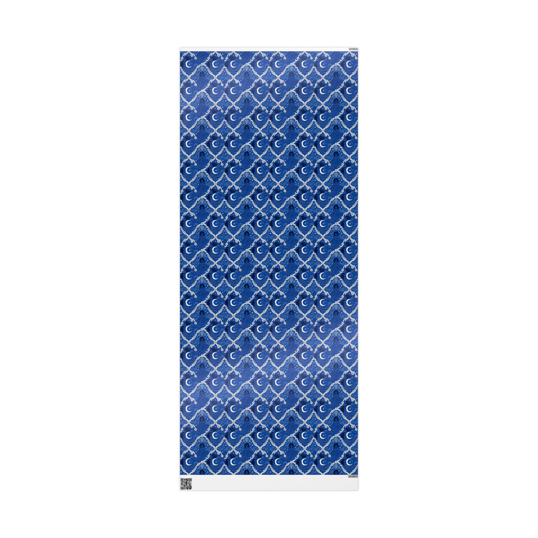 Royal Blue & White Celestial Sisters Gift Wrap — Family Wrap Co.