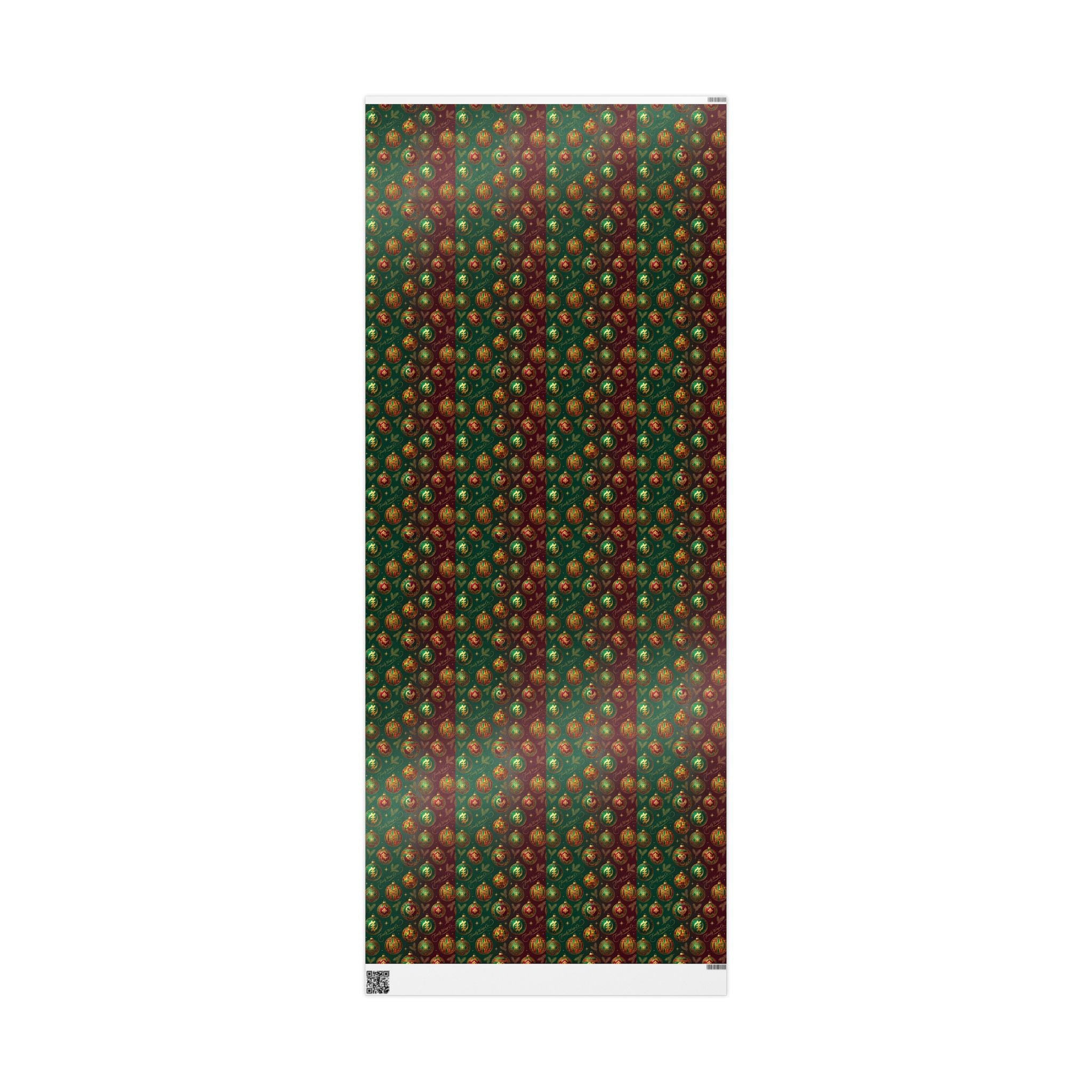 Golden Ornament Celebration Wrapping Paper — Family Wrap Co.