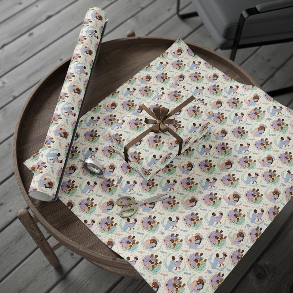 Pastel Graduation & Achievement Wrapping Paper — Family Wrap Co.
