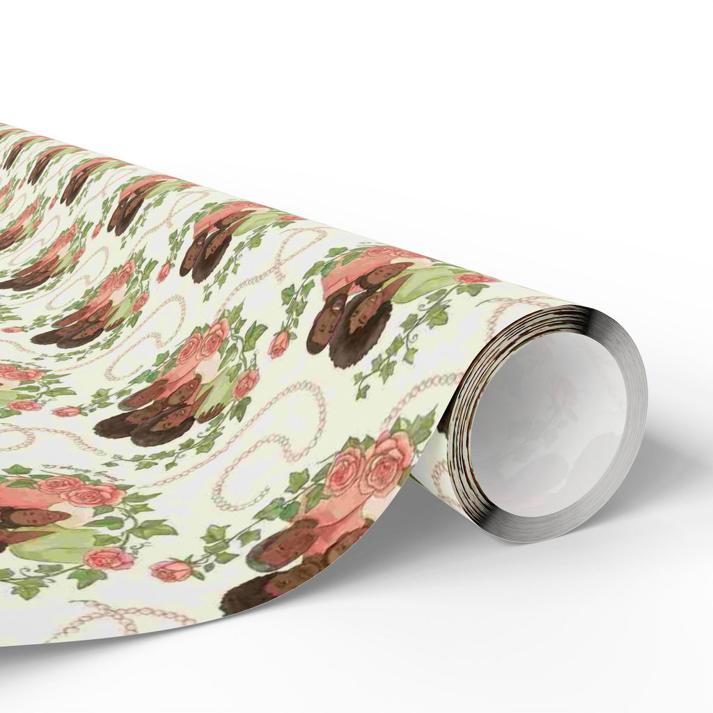 Pink & Green Floral Family Garden Gift Wrap — Family Wrap Co.