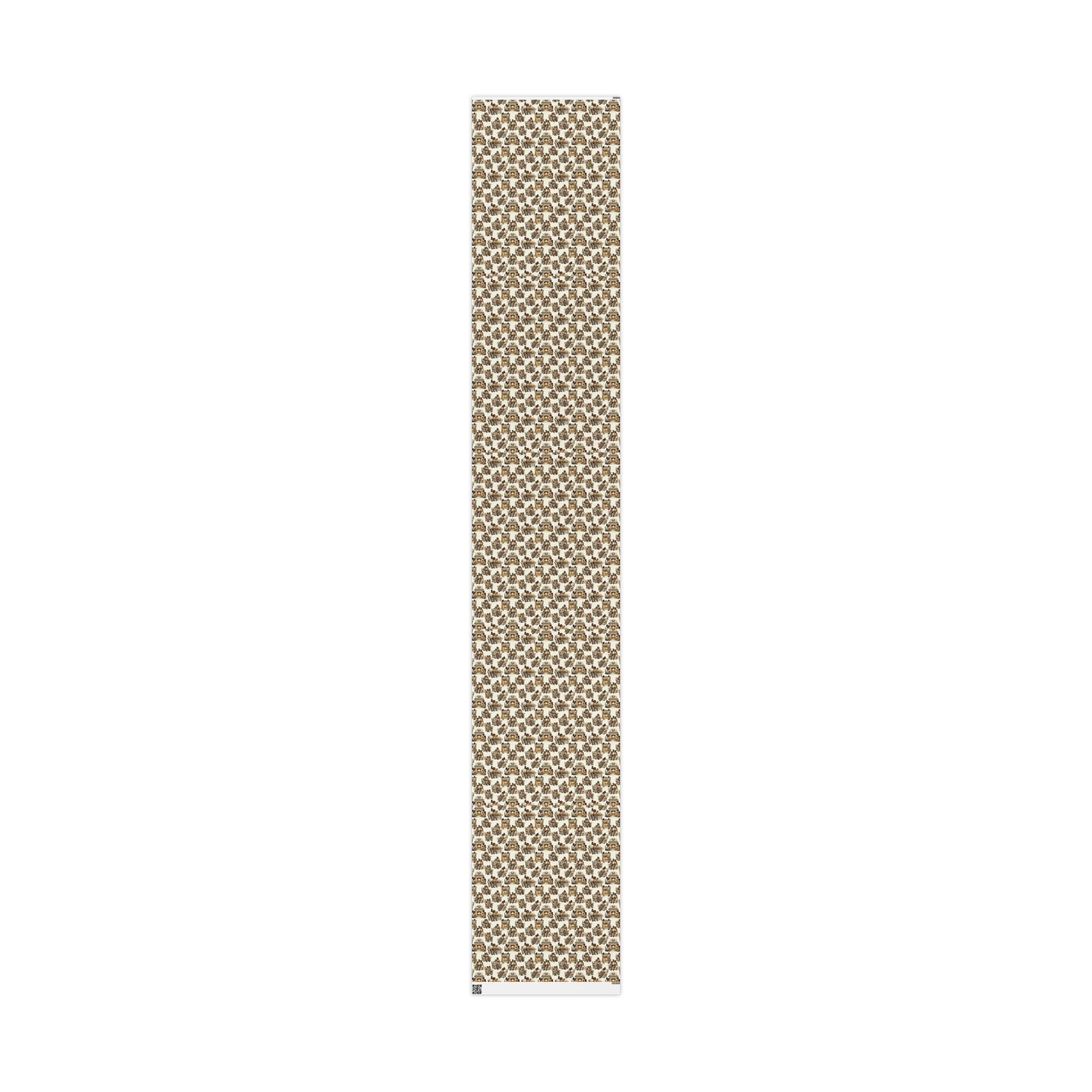 Neutral Toile Hearthside Family Wrapping Paper — Family Wrap Co.