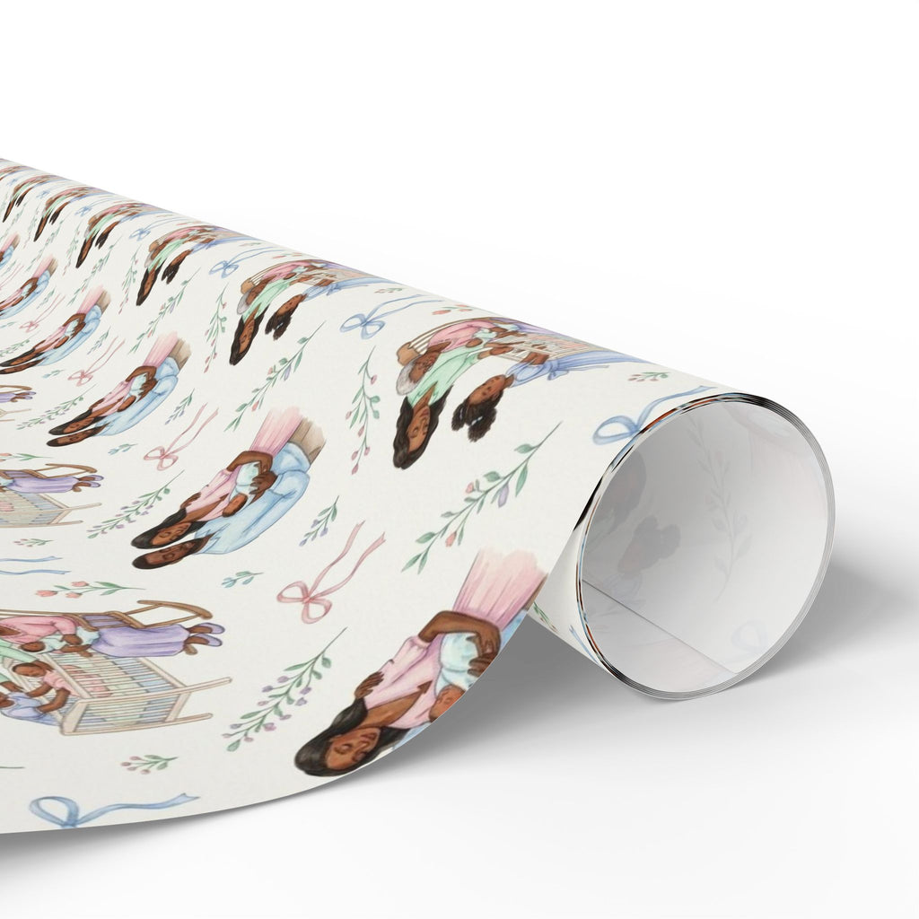Pastel Baby & Family Joy Wrapping Paper — Family Wrap Co.