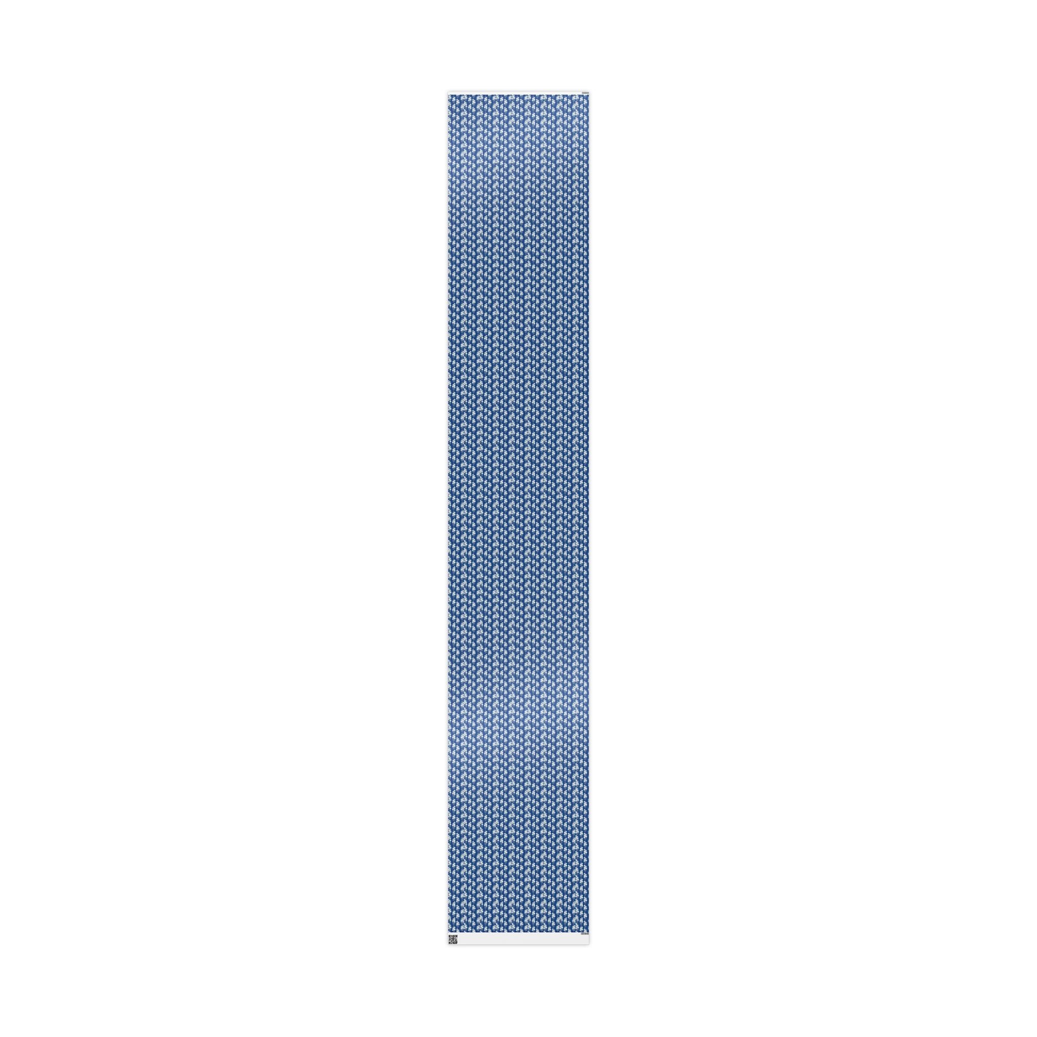 White Rose Cascade Pattern — African American Gift Wrap by Family Wrap Co.
