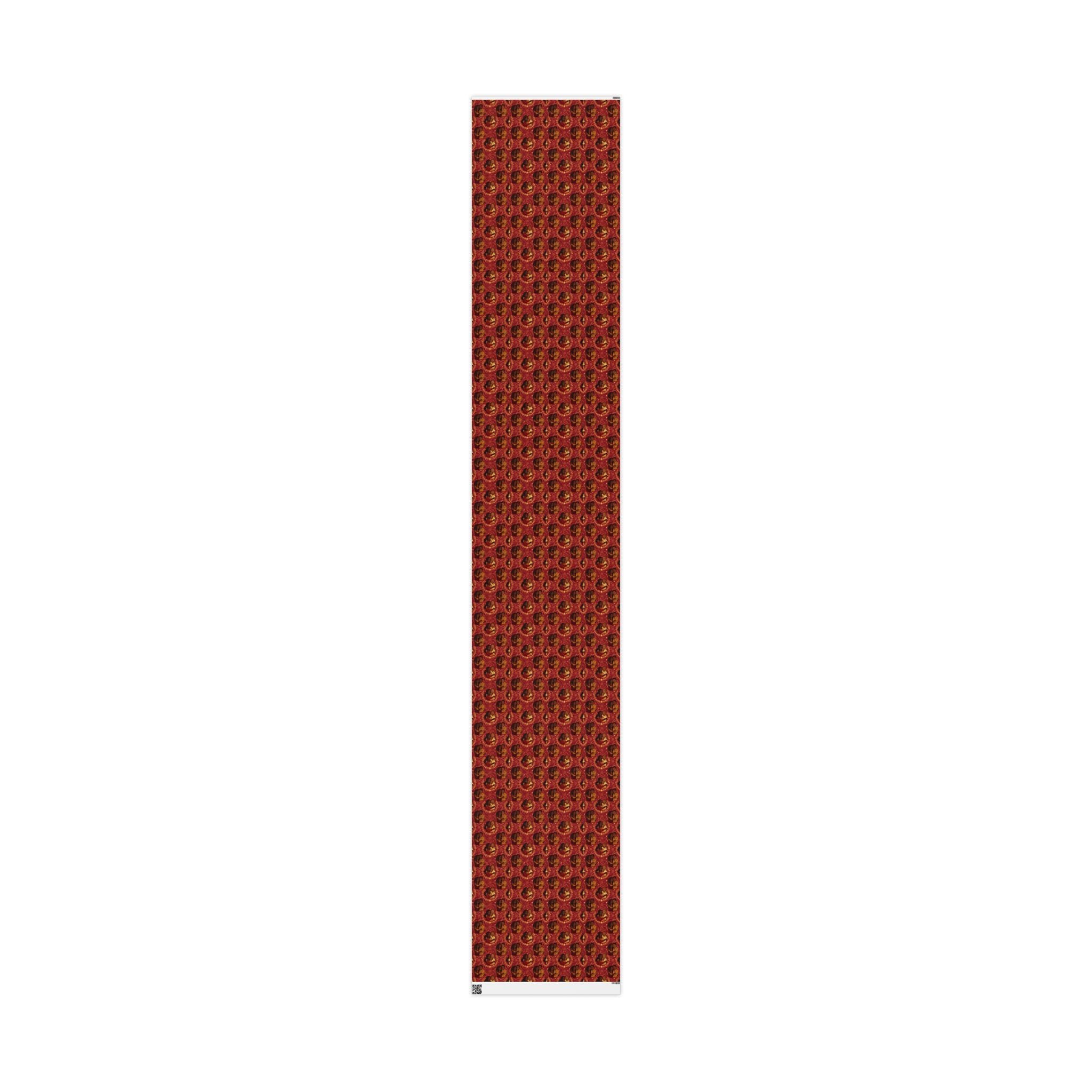Crimson & Gold Festive Families Wrapping Paper — Family Wrap Co.