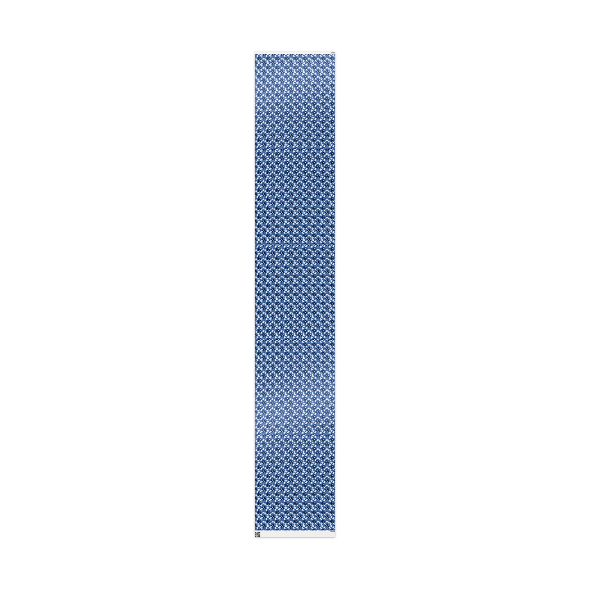 Blue & White Grace Family Collection — African American Gift Wrap by Family Wrap Co.